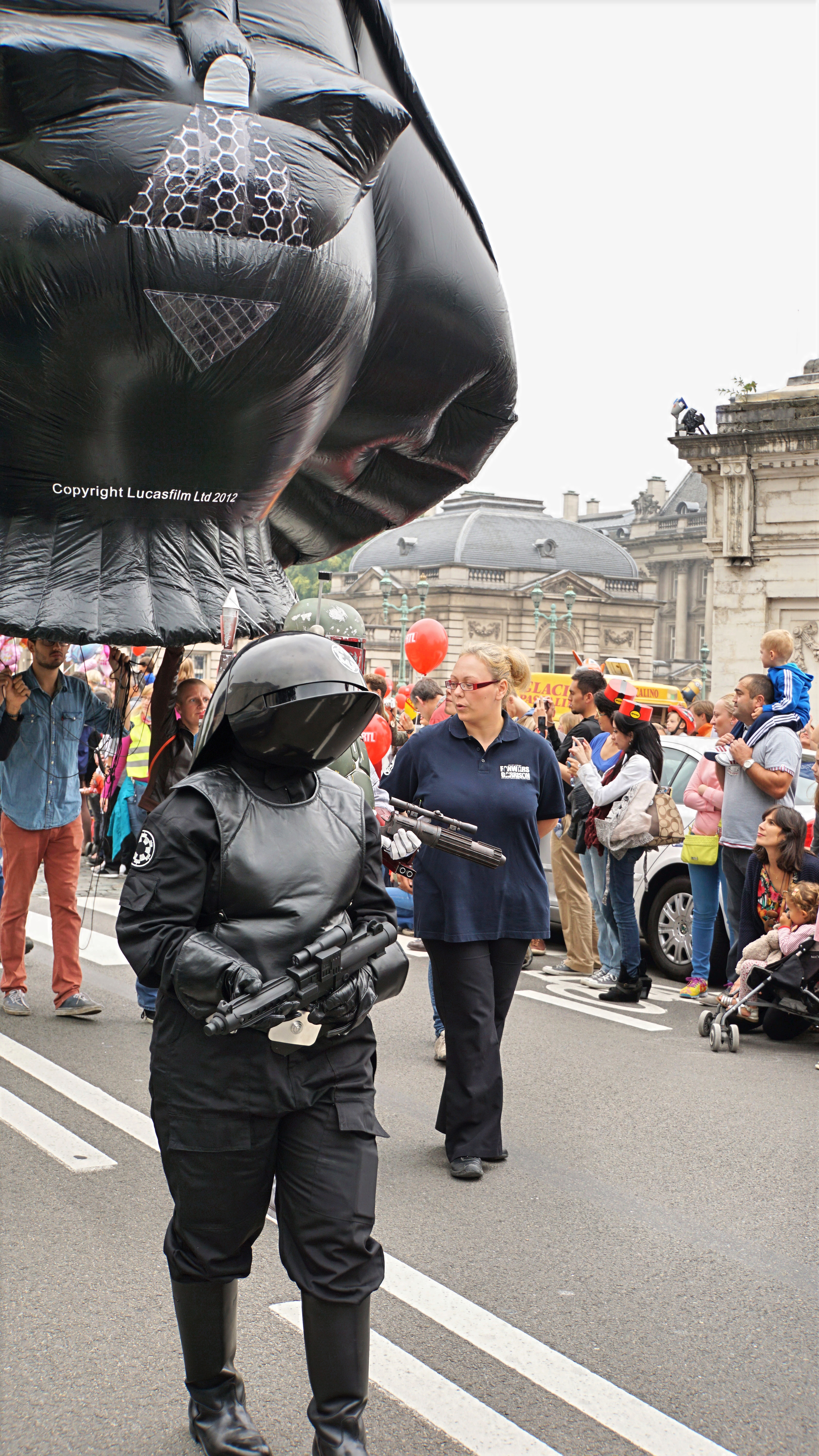 Balloon’s Day Parade, Fête de la BD, Bruxelles, 6 septembre 2014.