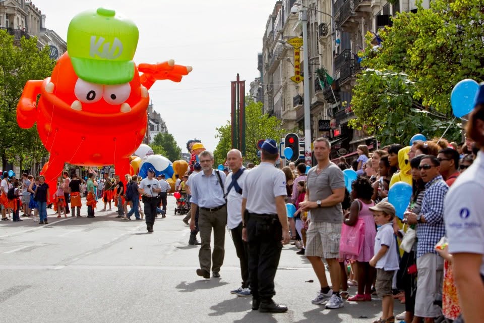 Balloon’s Day Parade, Fête de la BD, Bruxelles, 10 septembre 2011.