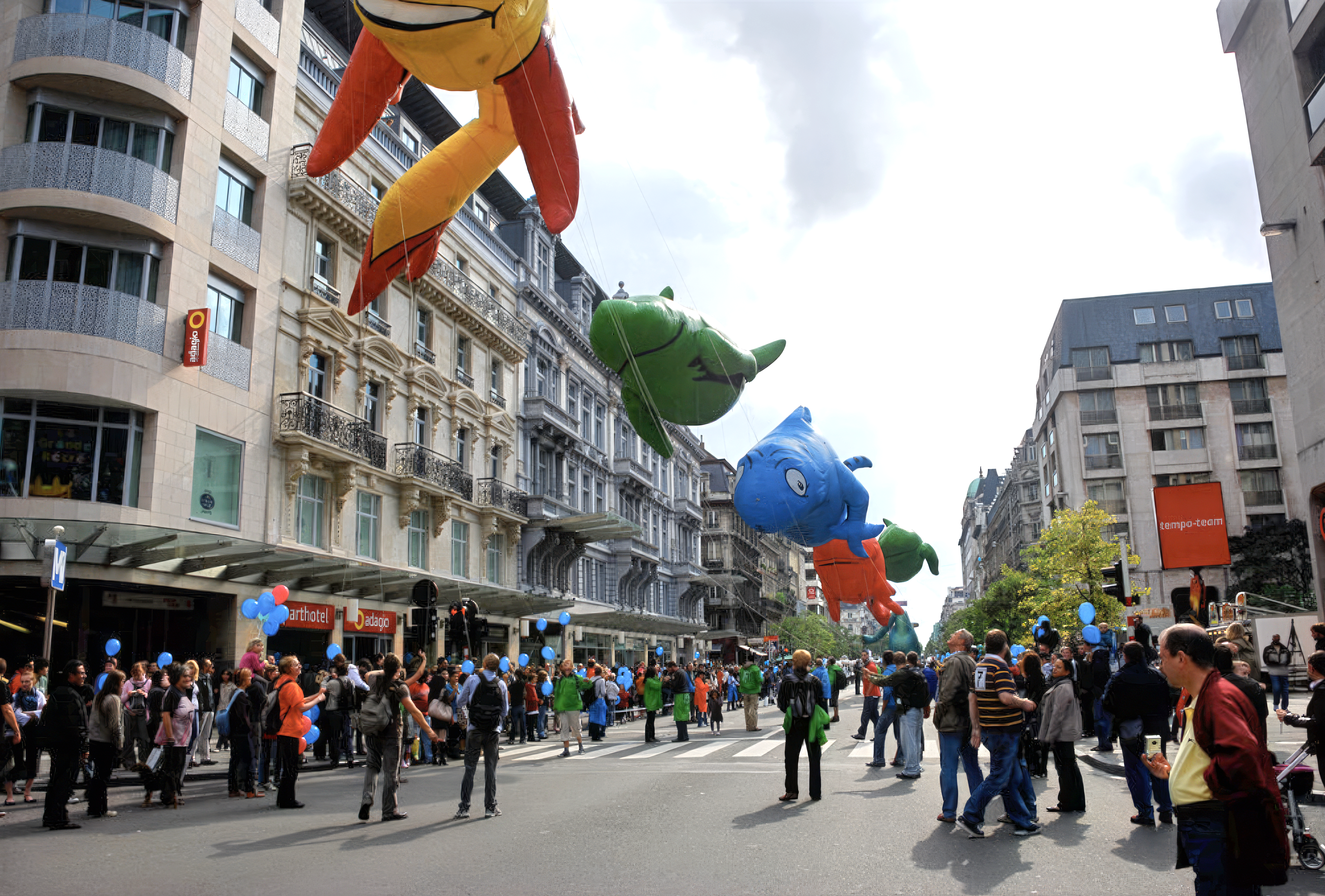 Balloon’s Day Parade, Fête de la BD, Bruxelles, 4 septembre 2010.