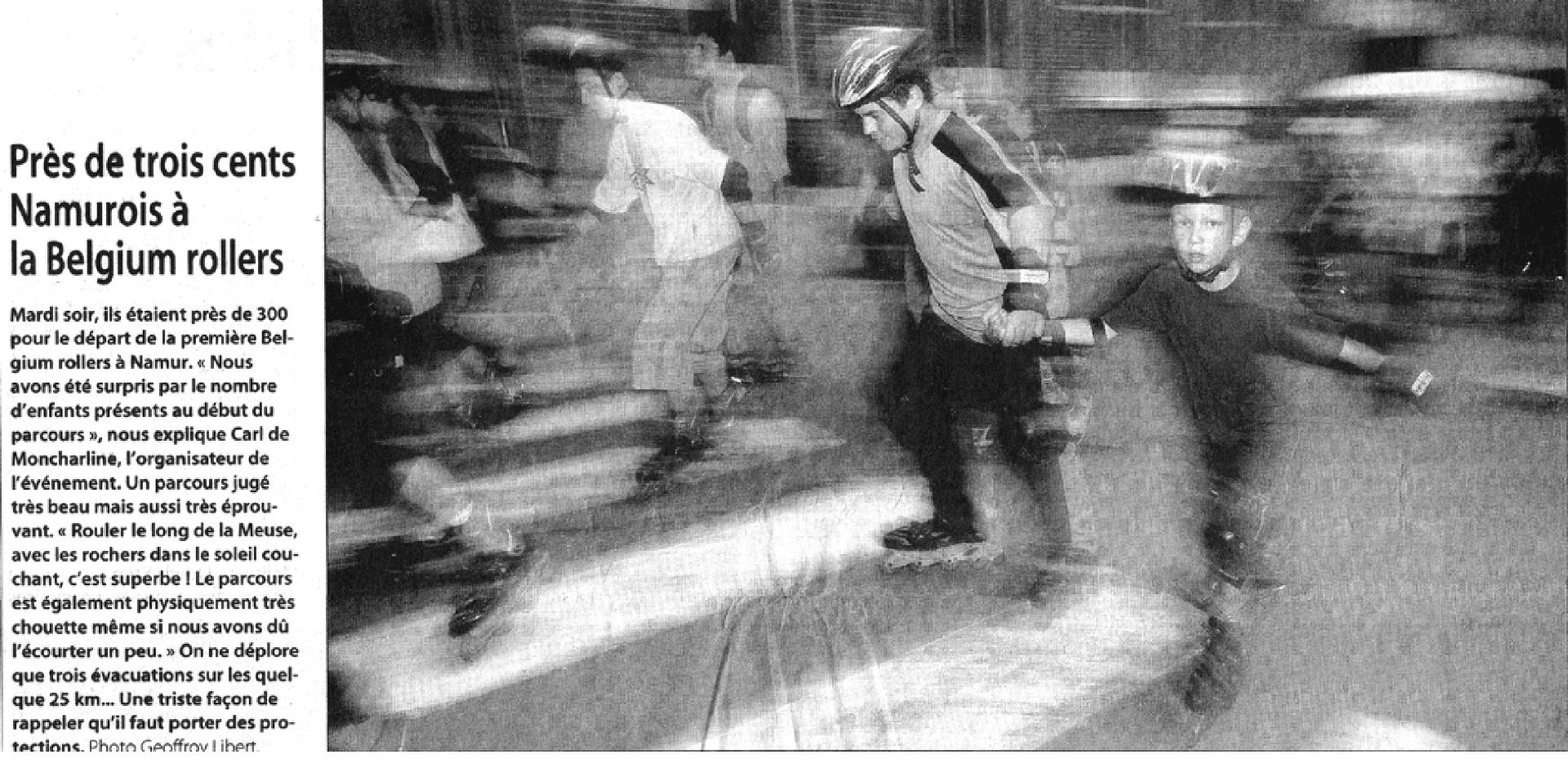 Nearly three hundred Namur residents at the Belgium Rollers