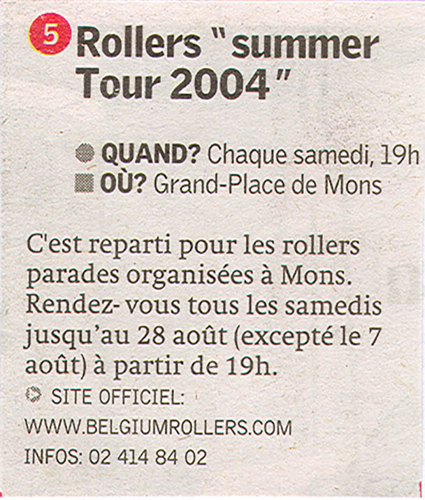 Rollers "summer Tour 2004"