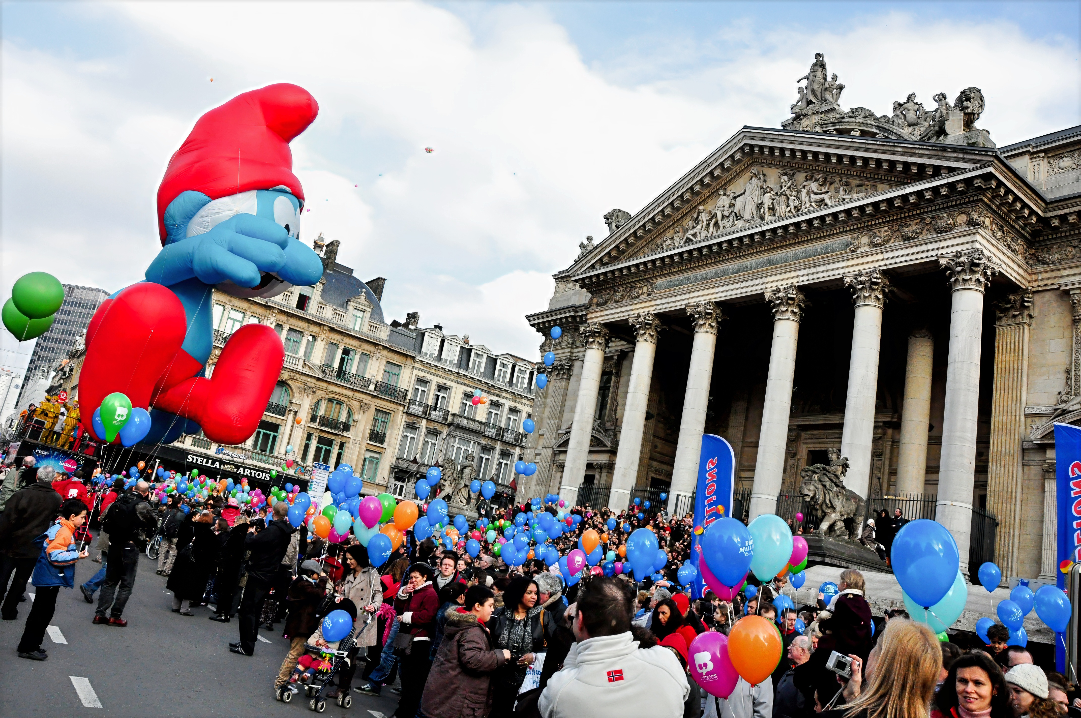 Balloon’s Day Parade dans le centre de Bruxelles, 28 février 2009.