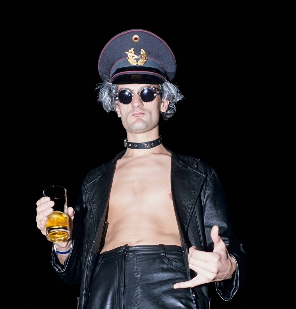 Carl De Moncharline à La Nuit des Clans, Paris-Ivry, 11 mars 1994. Collection privée. Crédit photo : DR.