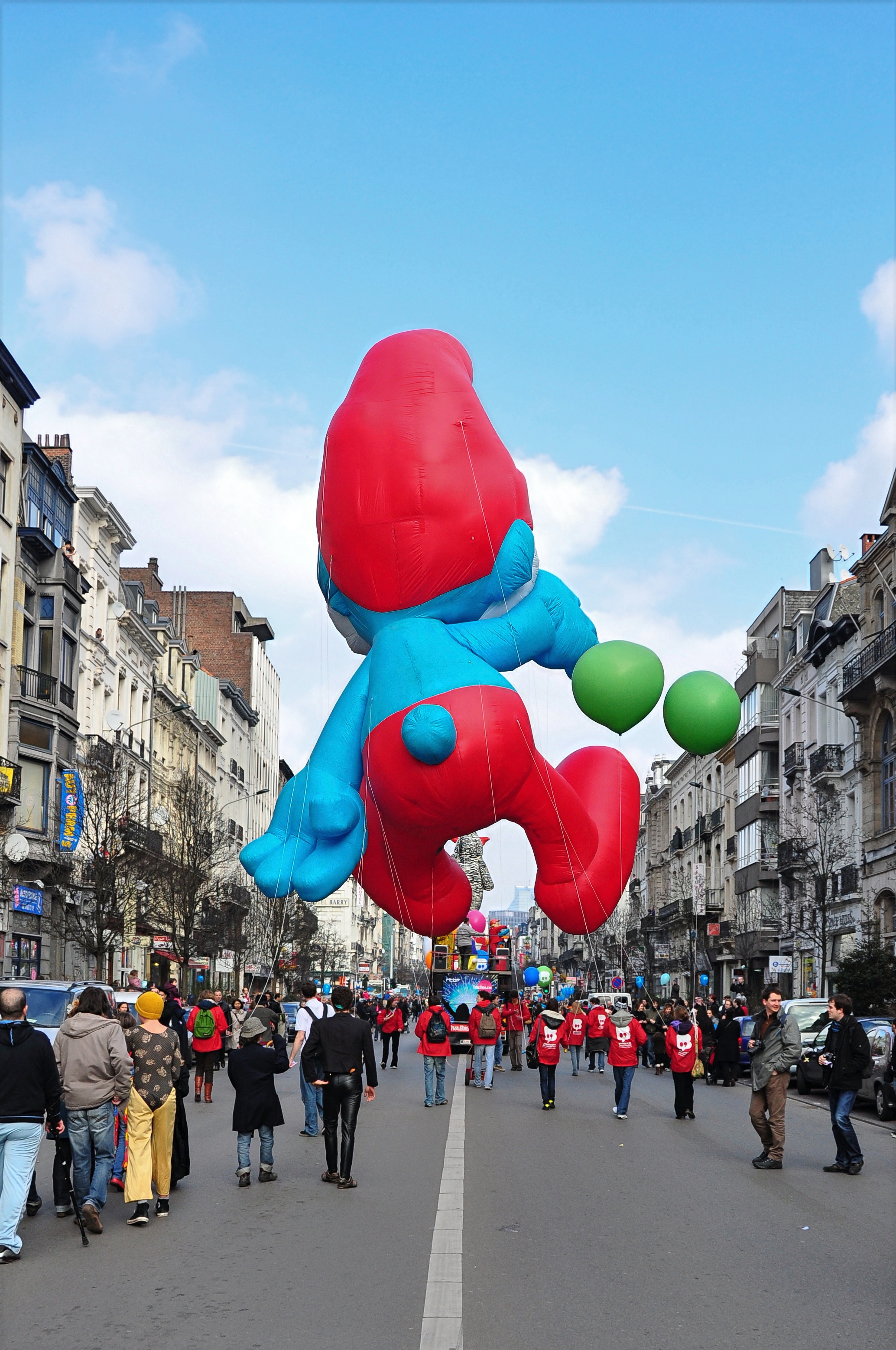 Balloon’s Day Parade dans le centre de Bruxelles, 28 février 2009.