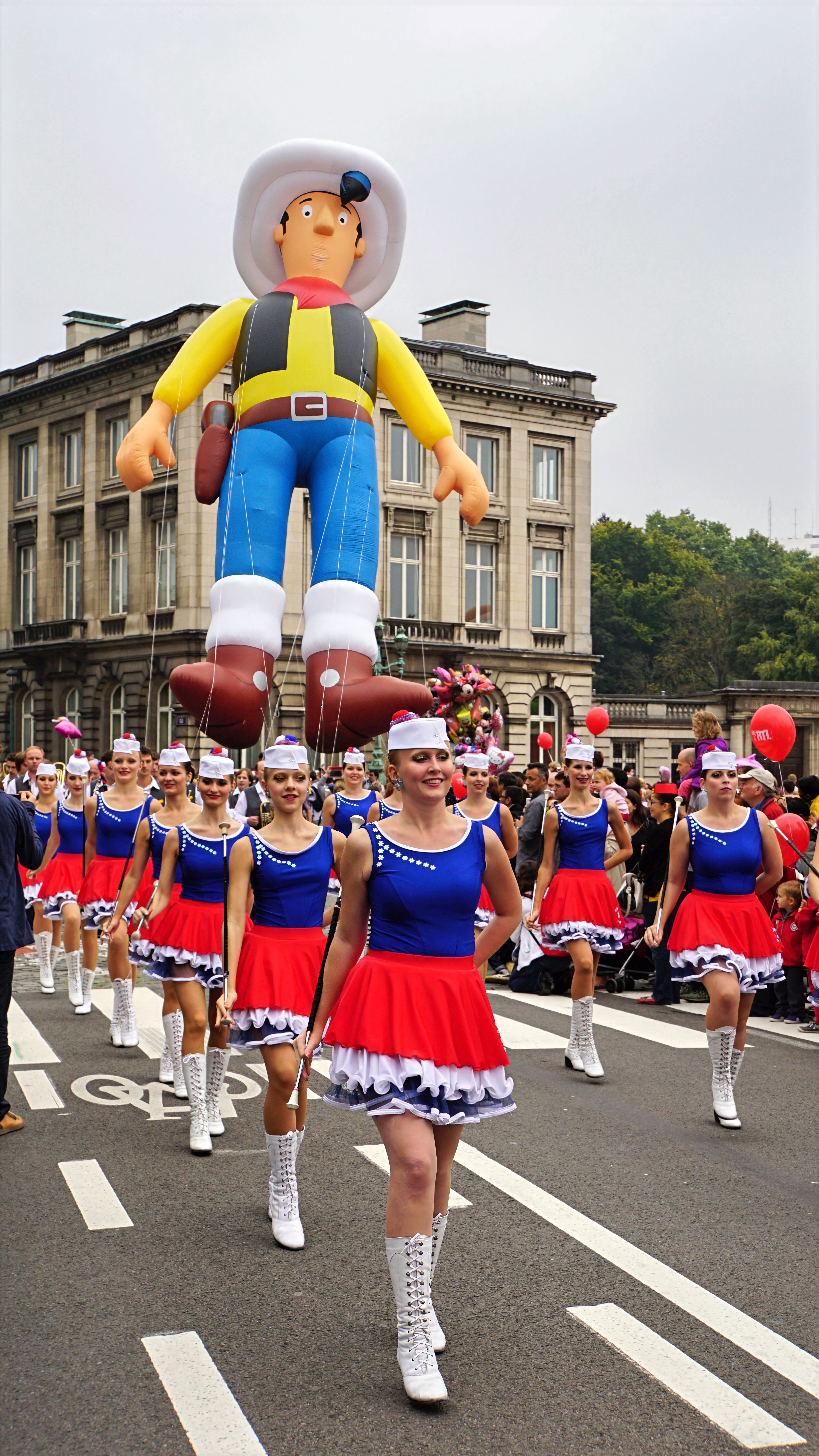 Balloon’s Day Parade, Fête de la BD, Bruxelles, 6 septembre 2014.