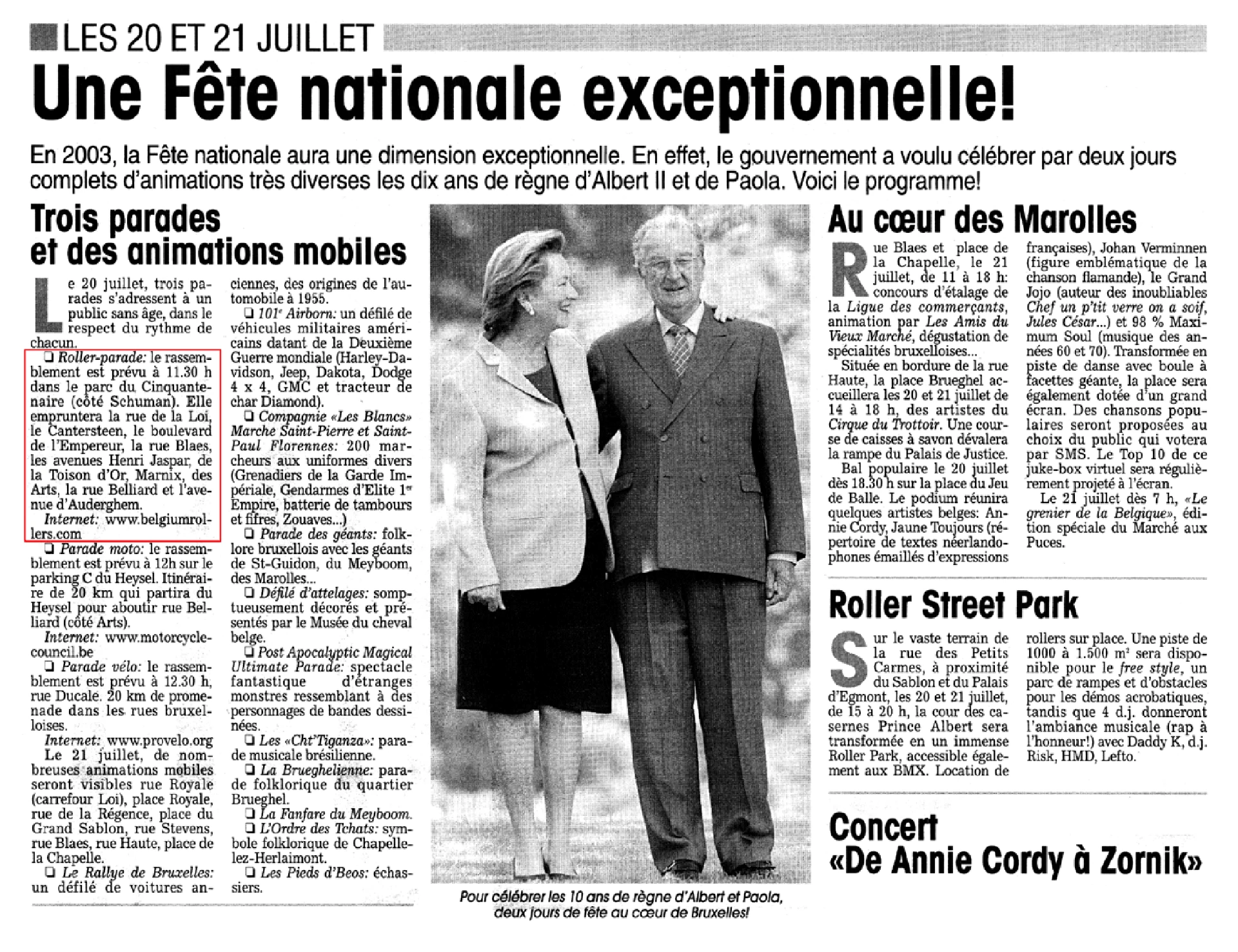 Une Fête nationale exceptionnelle!