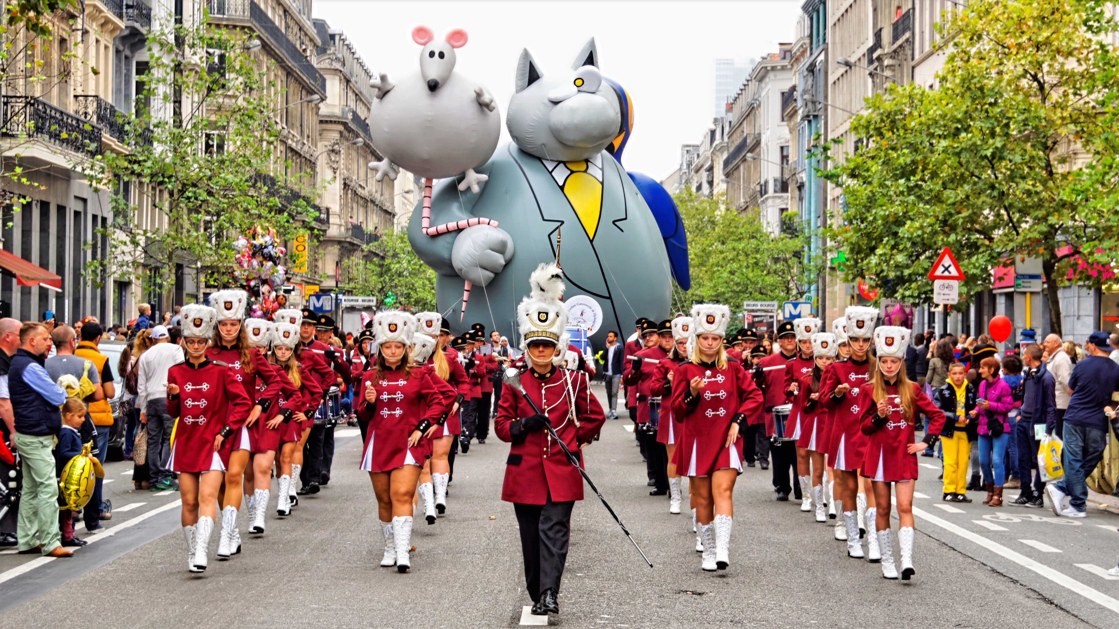 Balloon’s Day Parade, Fête de la BD, Bruxelles, 6 septembre 2014.