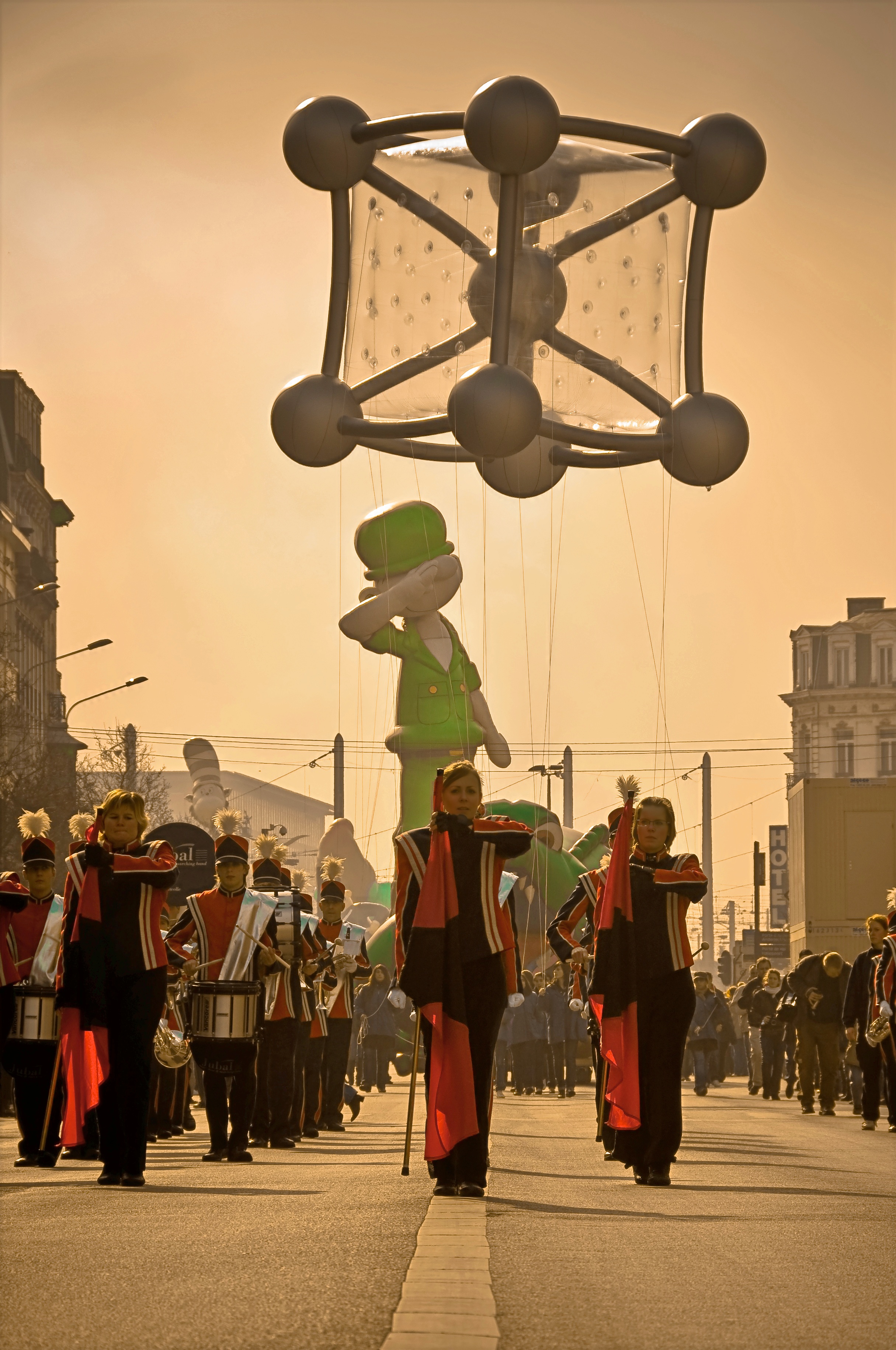 Balloon’s Day Parade dans le centre de Bruxelles, 28 février 2009.