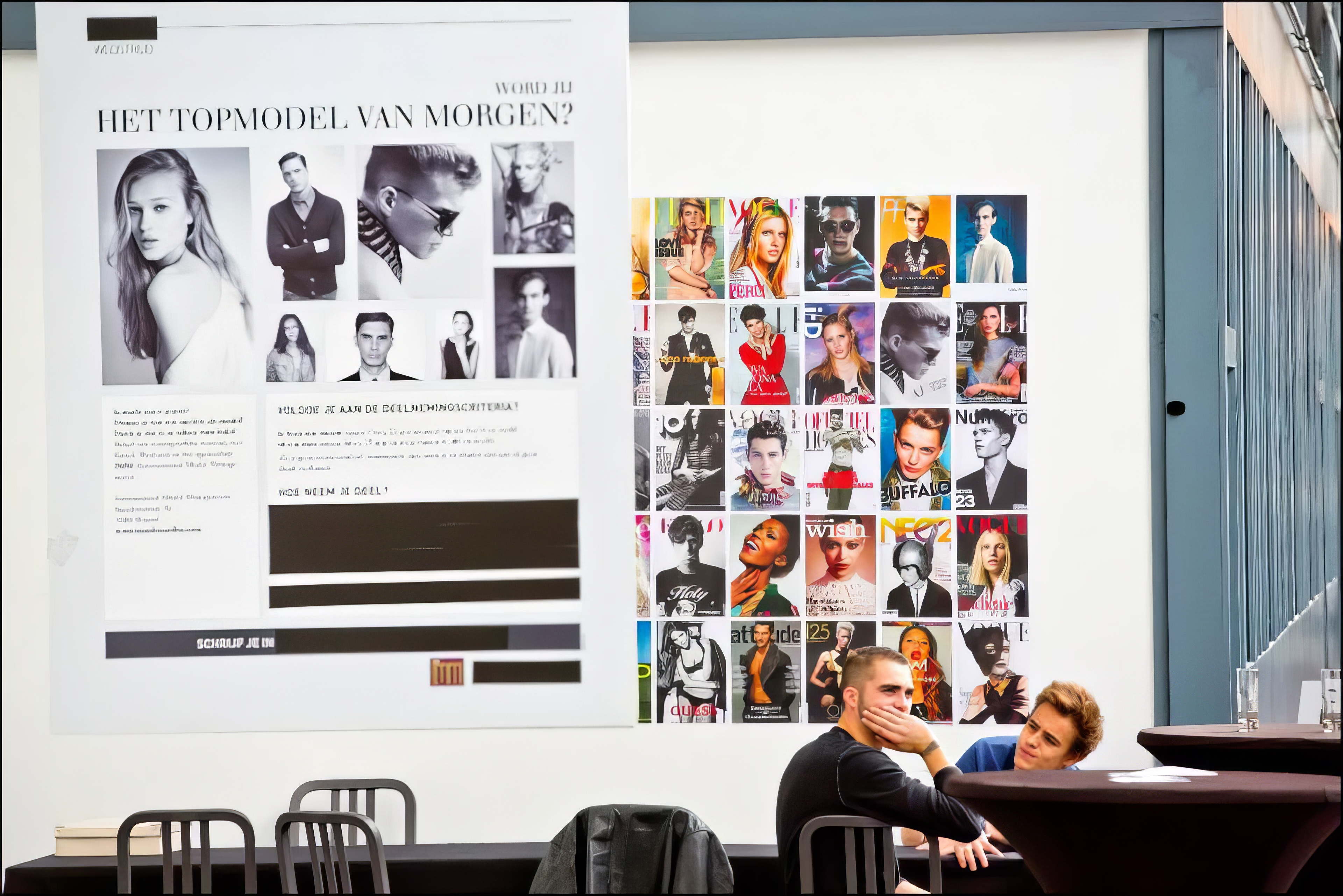 Couloir des Brussels Fashion Days 2013.