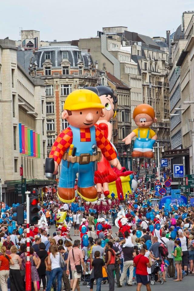 Balloon’s Day Parade, Fête de la BD, Bruxelles, 10 septembre 2011.