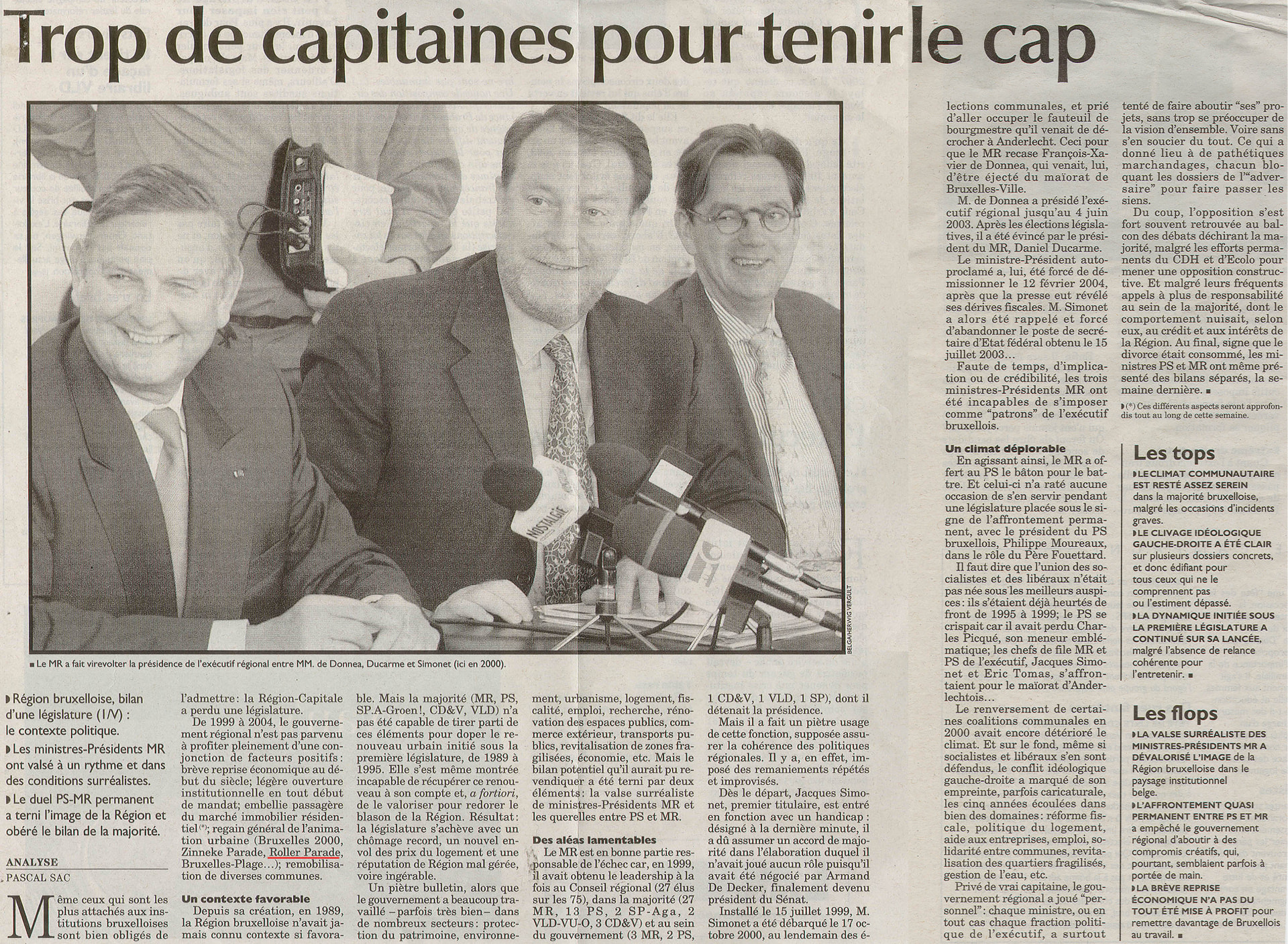 Too many captains to stay the course