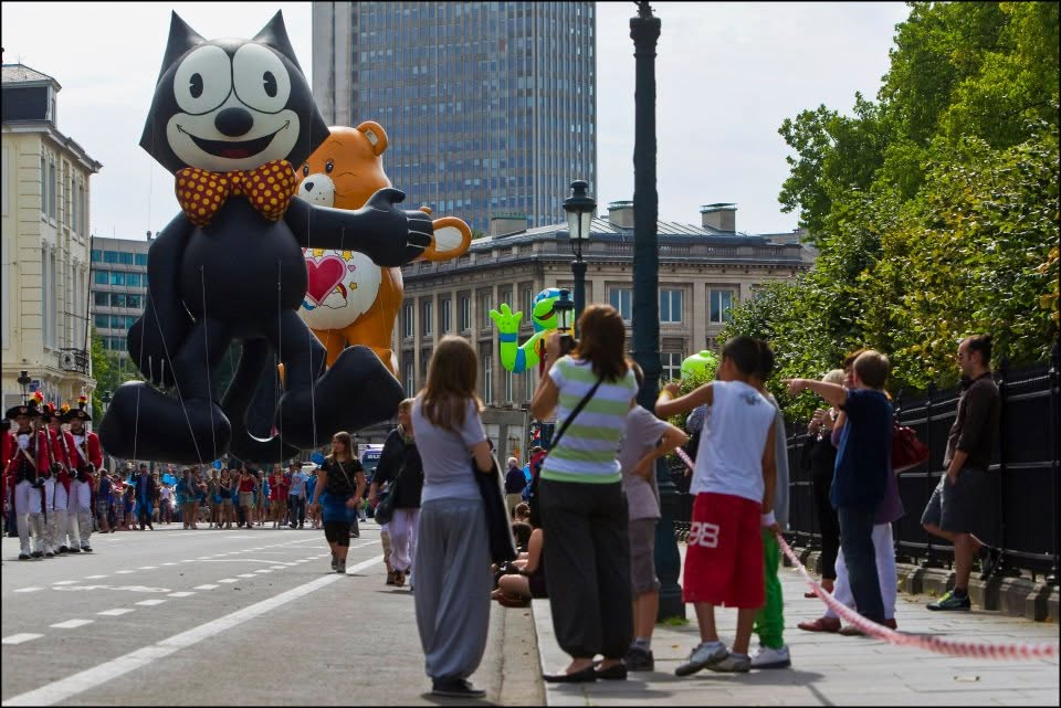 Balloon’s Day Parade, Fête de la BD, Bruxelles, 10 septembre 2011.