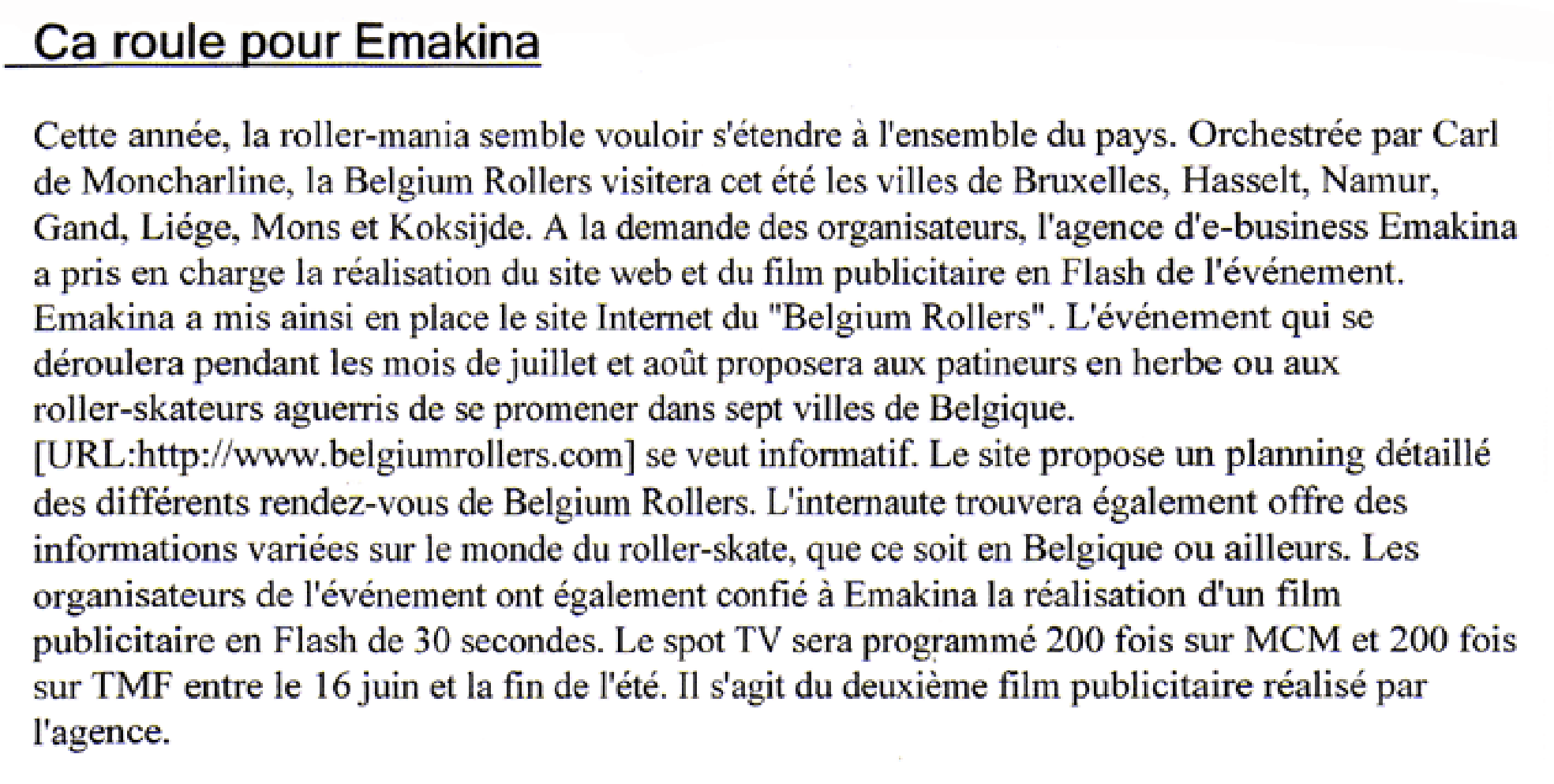 Things are rolling for Emakina