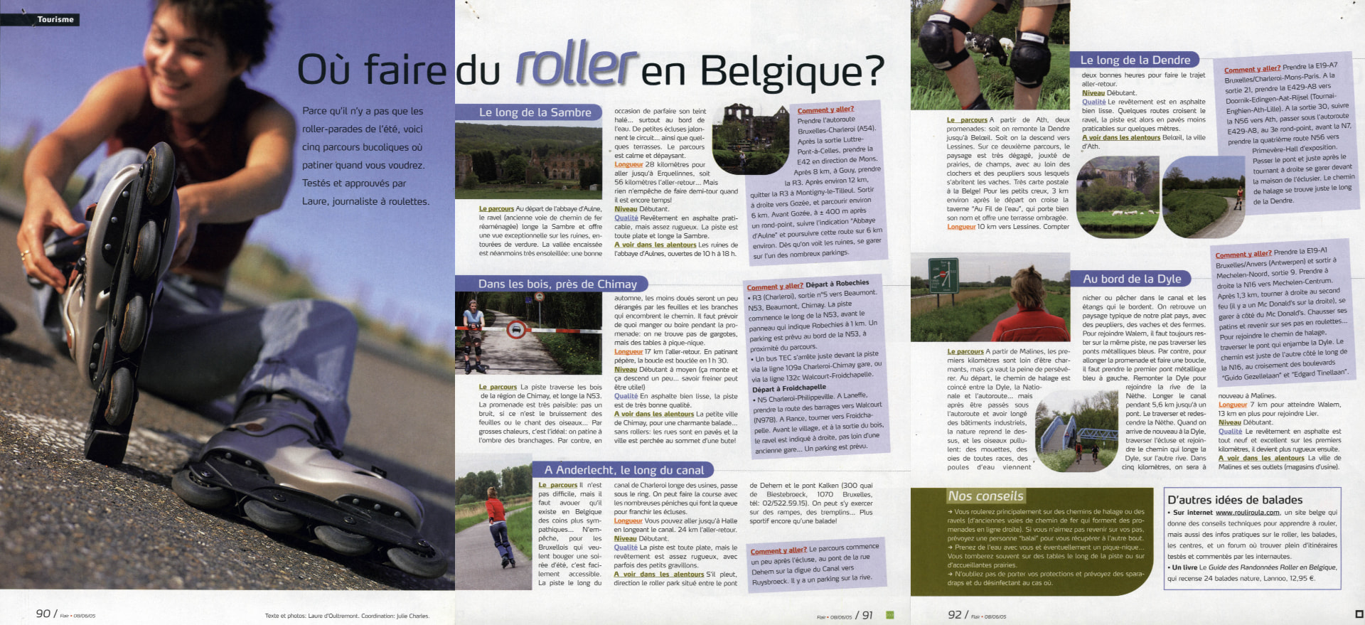 Where to roller skate in Belgium?