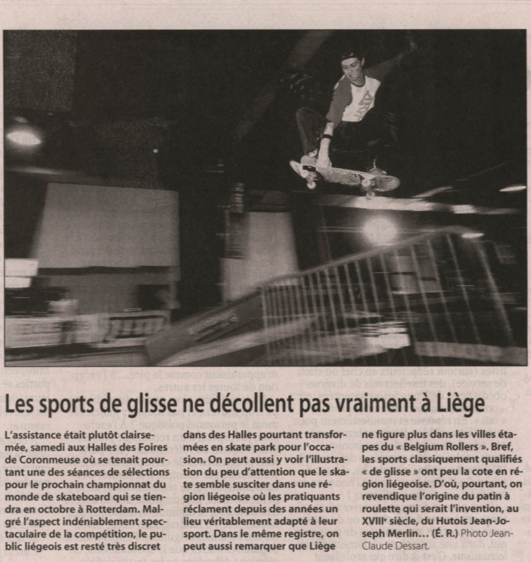 Glide sports are not really taking off in Liège