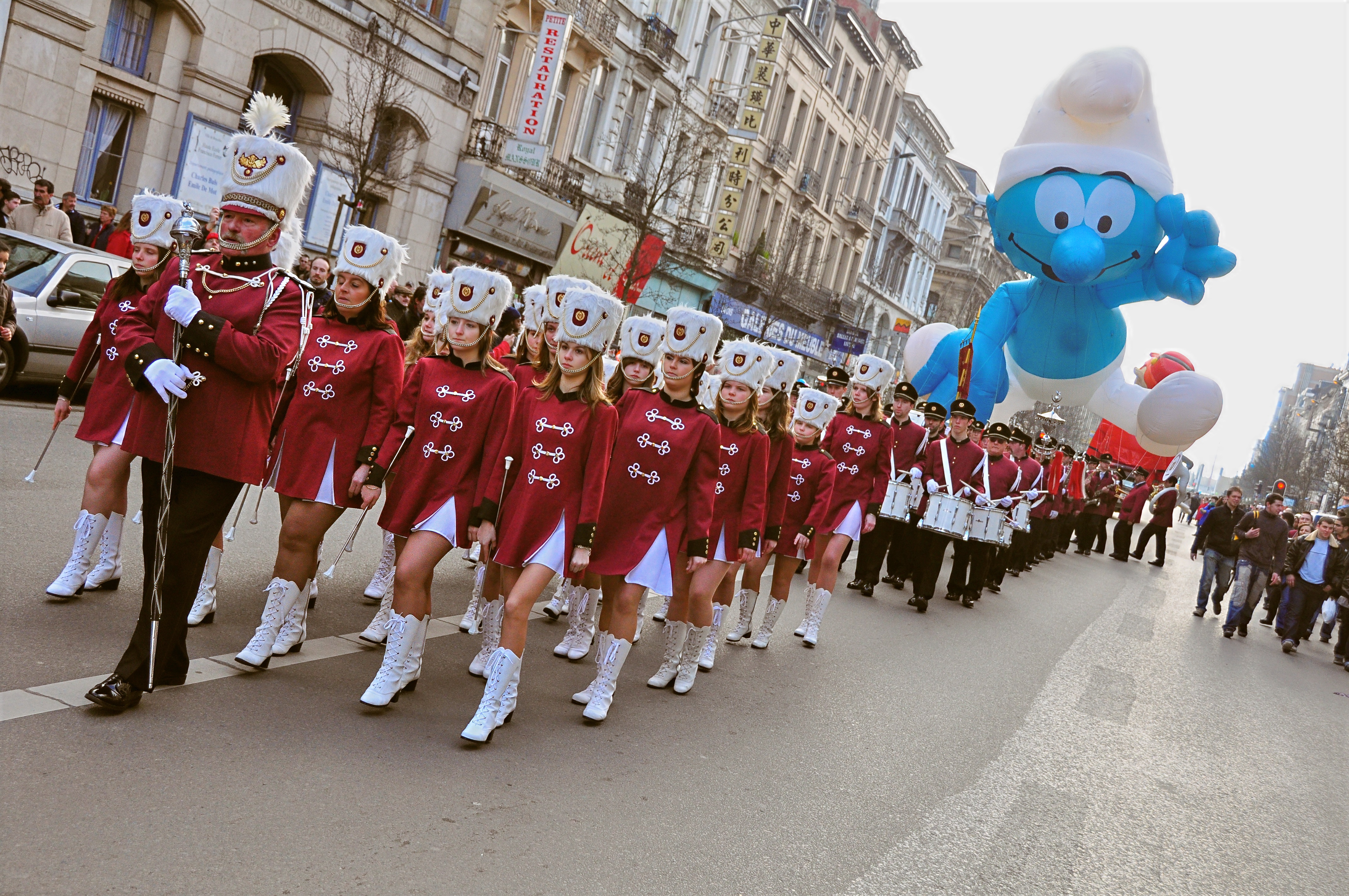Balloon’s Day Parade dans le centre de Bruxelles, 28 février 2009.