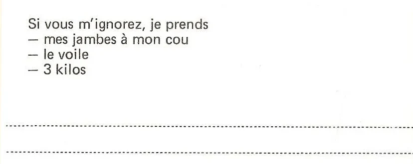 Le Tinder des Années 80