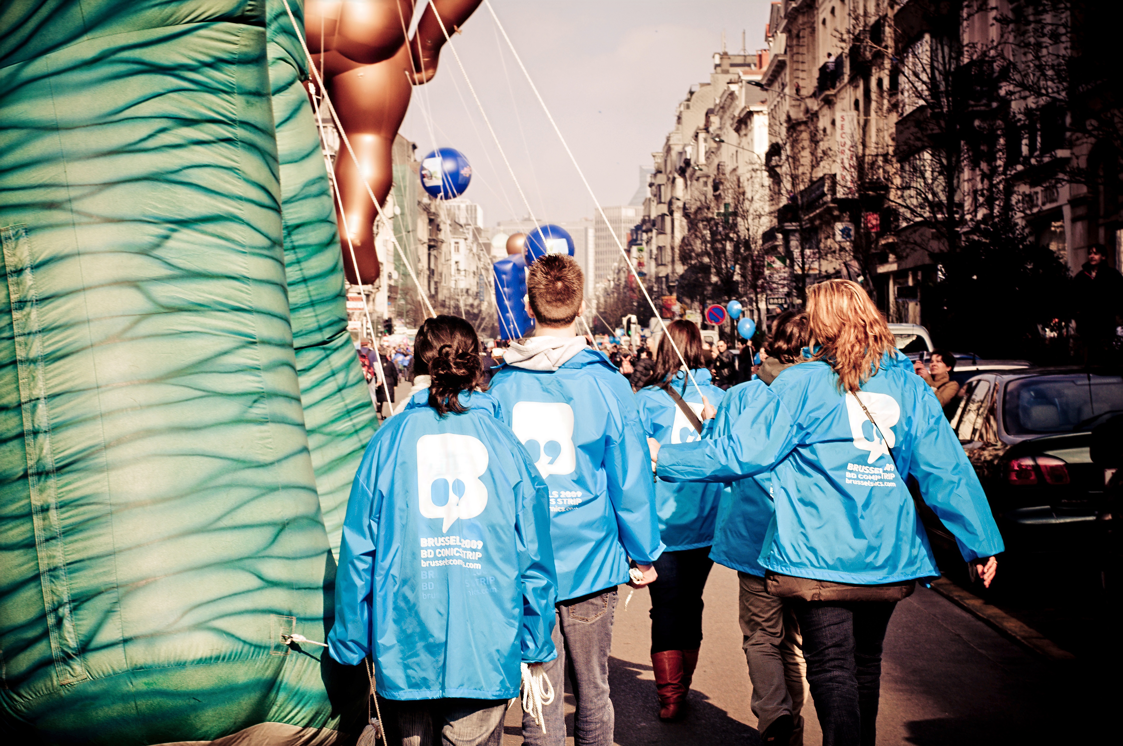Balloon’s Day Parade dans le centre de Bruxelles, 28 février 2009.
