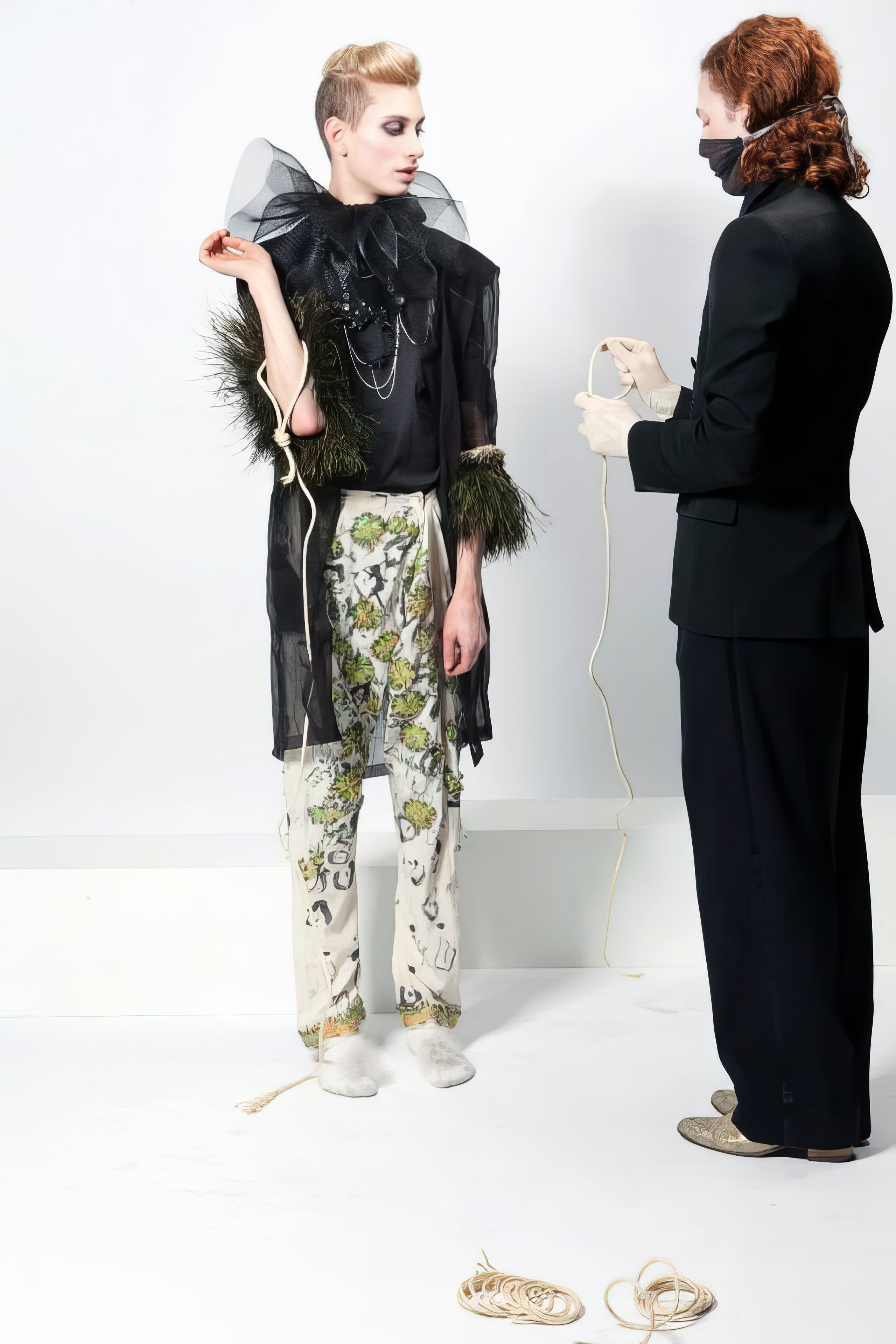 Live Fashion Shoot de Romain Brau et Vanessa Pinto aux Brussels Fashion Days 2013.