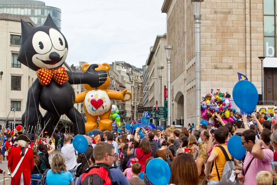 Balloon’s Day Parade, Fête de la BD, Bruxelles, 10 septembre 2011.