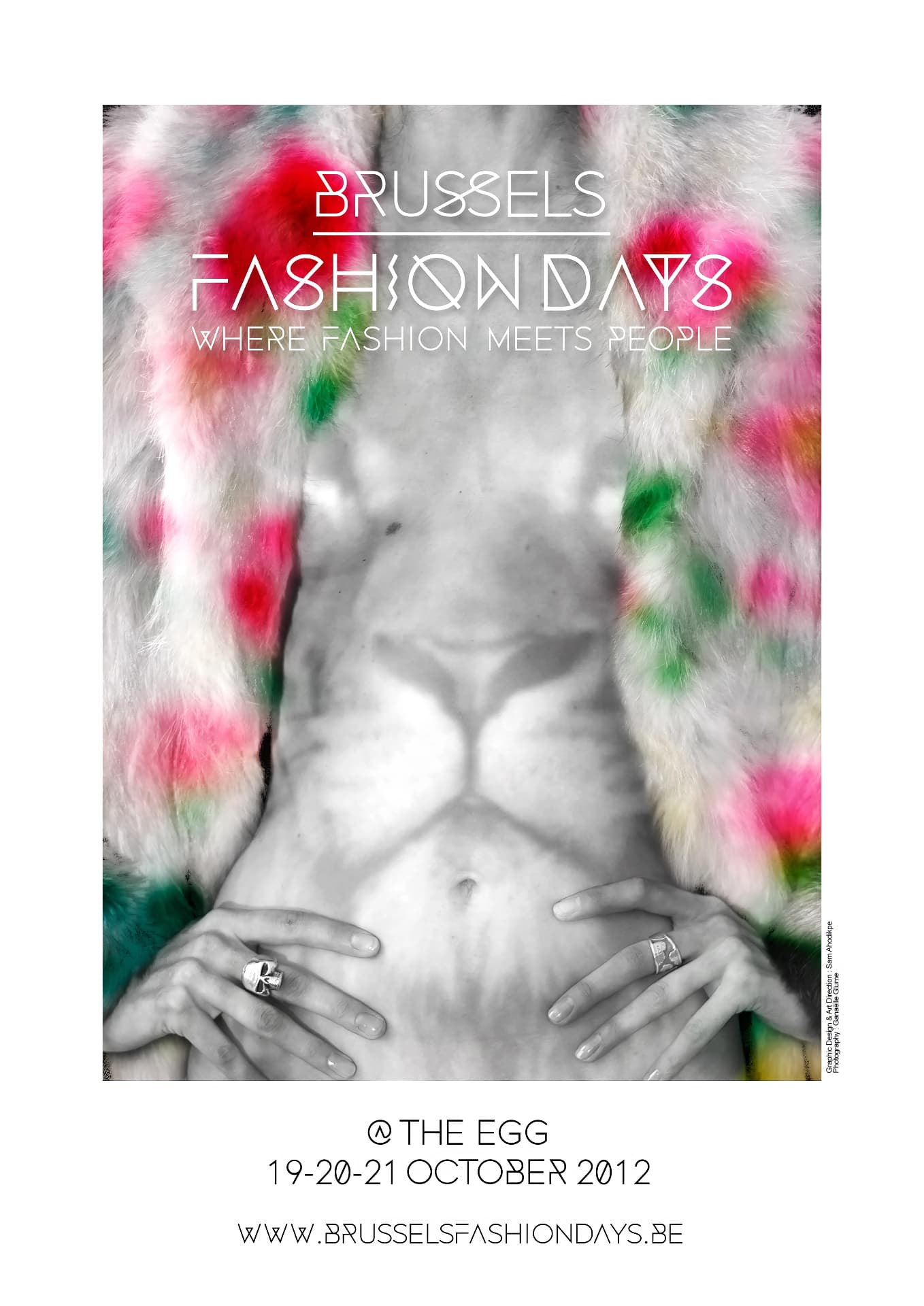 Brussels Fashion Days · Affiche 2012 (version crédits) - Poster