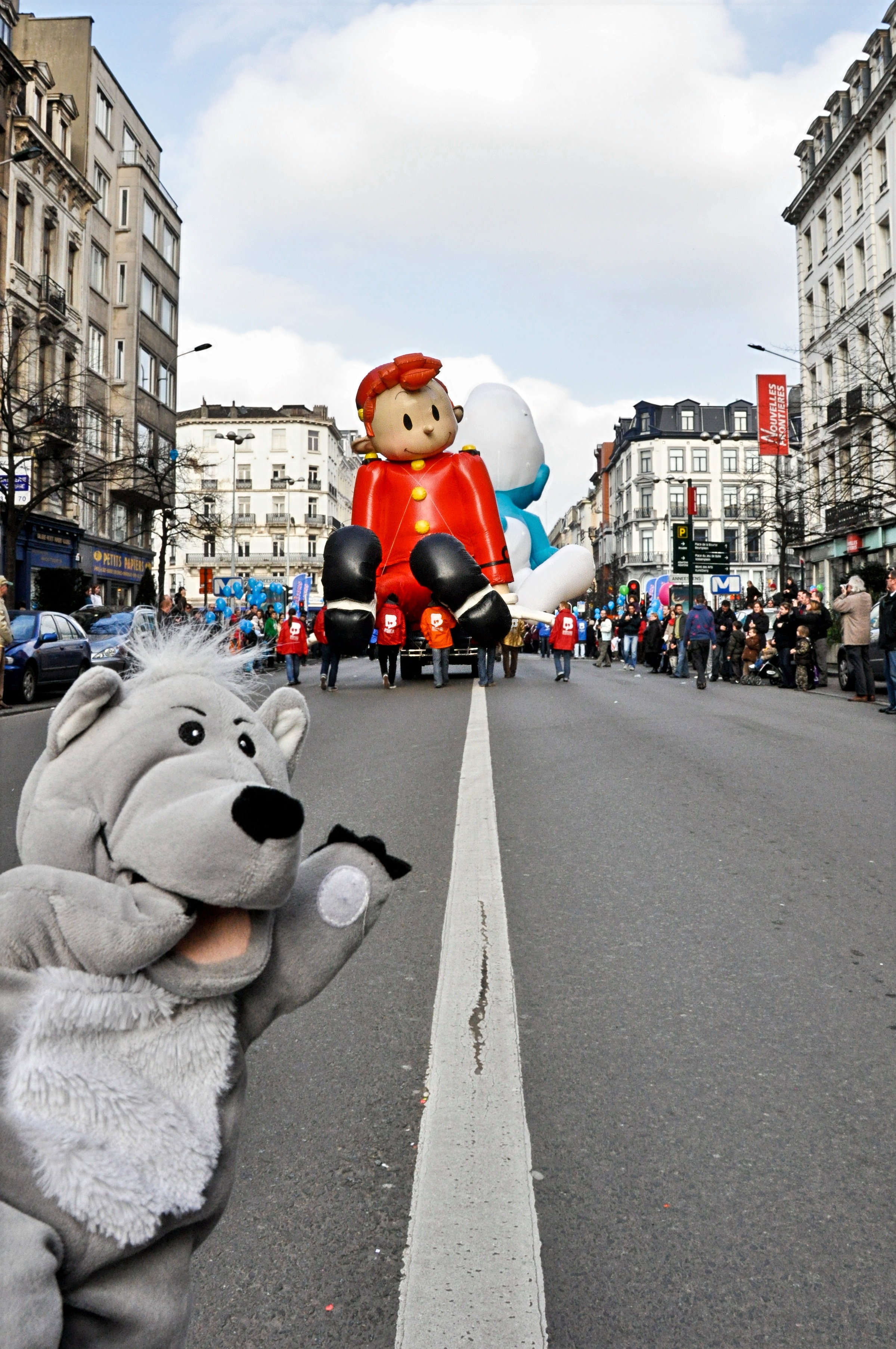 Balloon’s Day Parade dans le centre de Bruxelles, 28 février 2009.