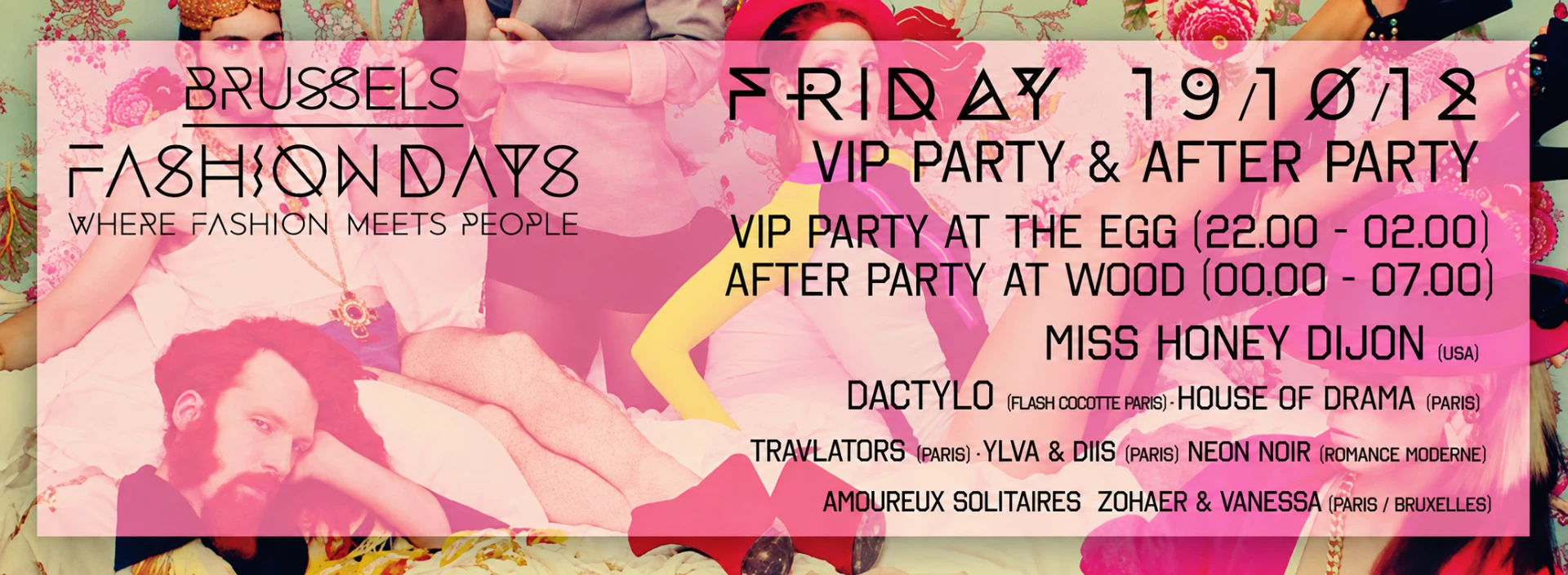 Brussels Fashion Days · VIP Party & After Party - The Wood, 19 octobre 2012