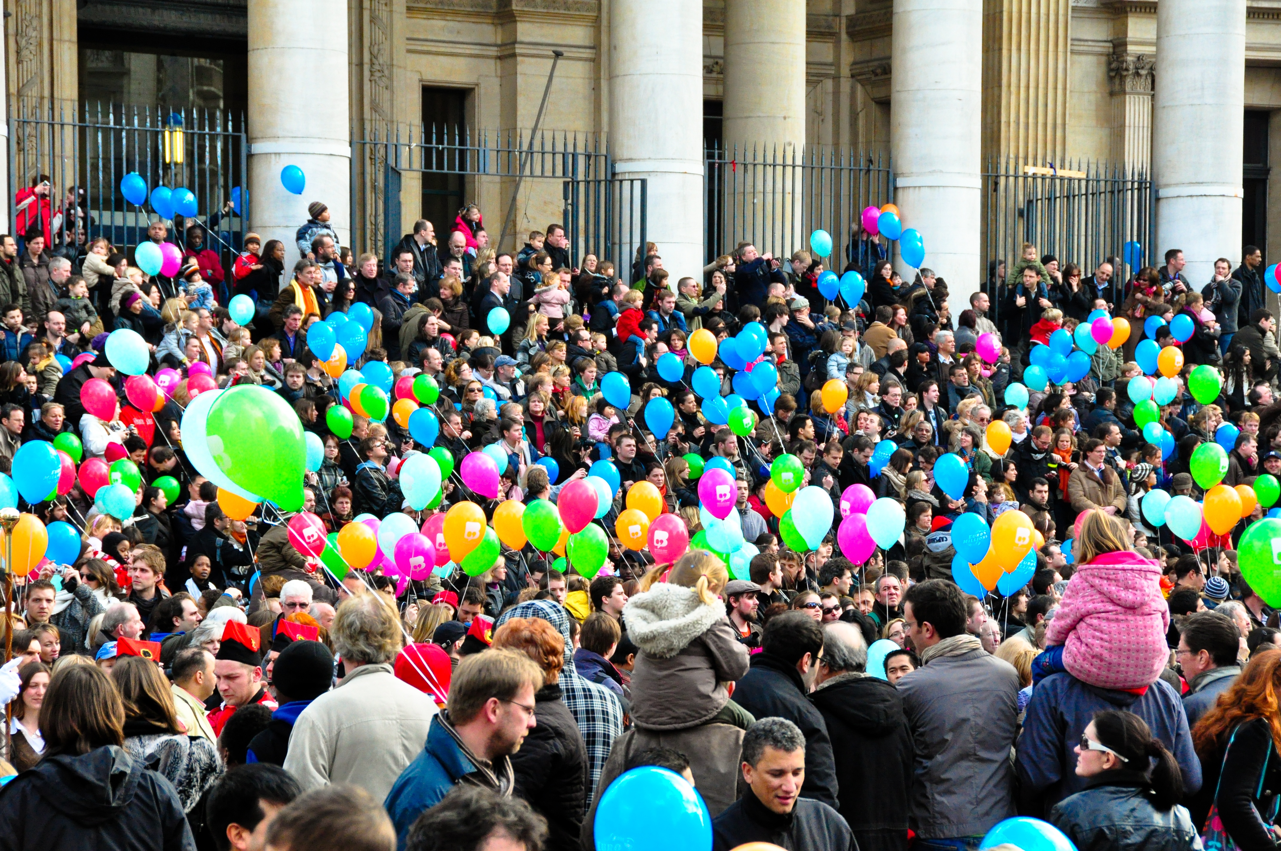Balloon’s Day Parade dans le centre de Bruxelles, 28 février 2009.