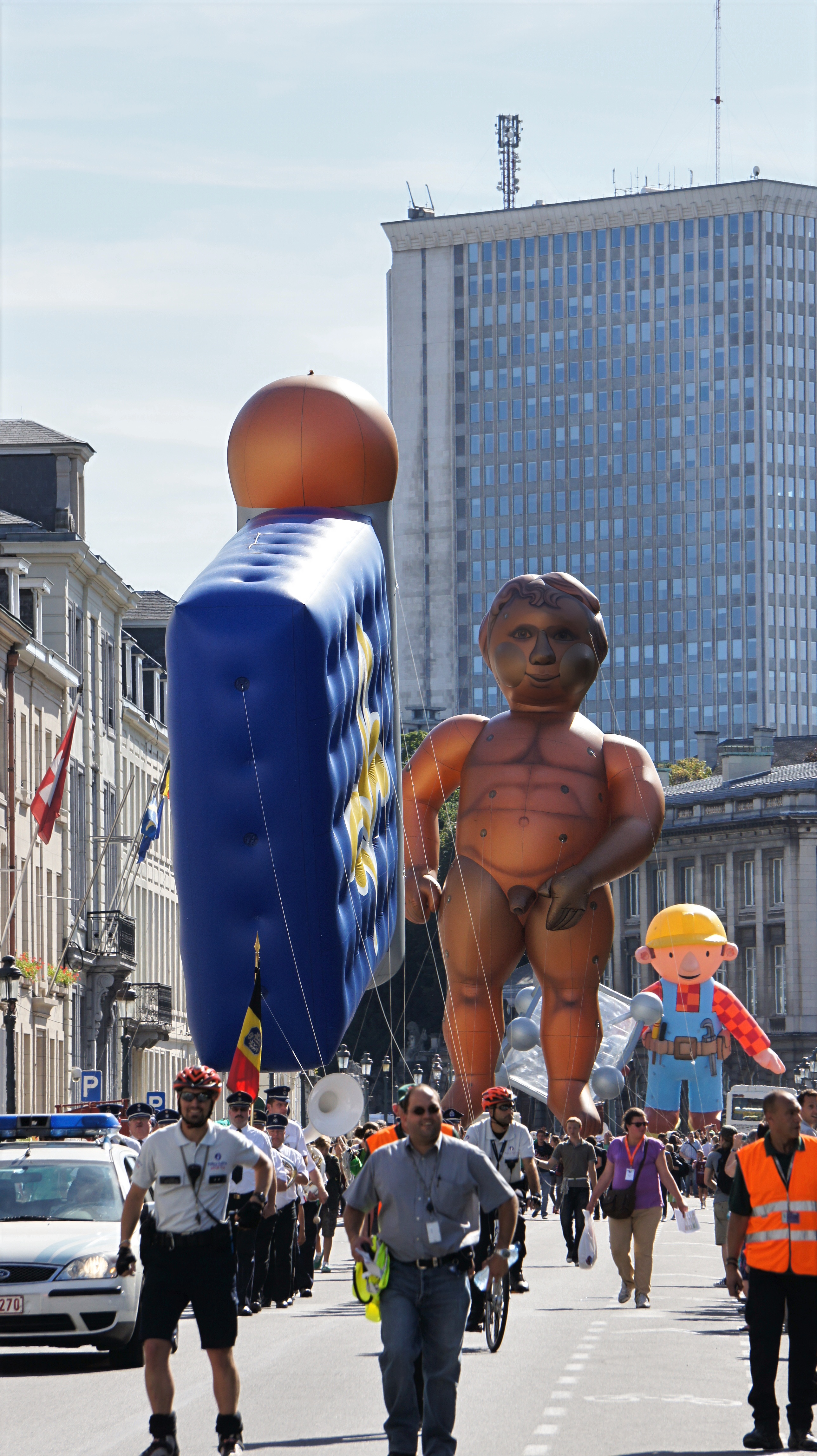 Balloon’s Day Parade, Fête de la BD, Bruxelles, 8 septembre 2012.
