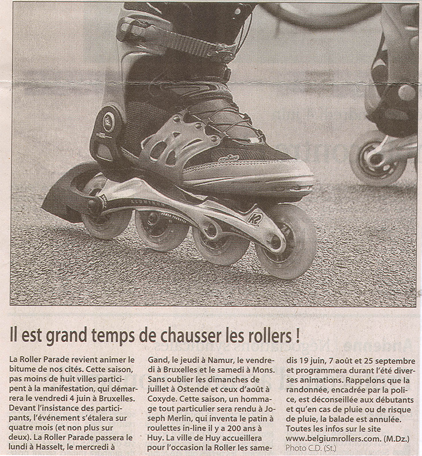 It's high time to put on the rollerblades!