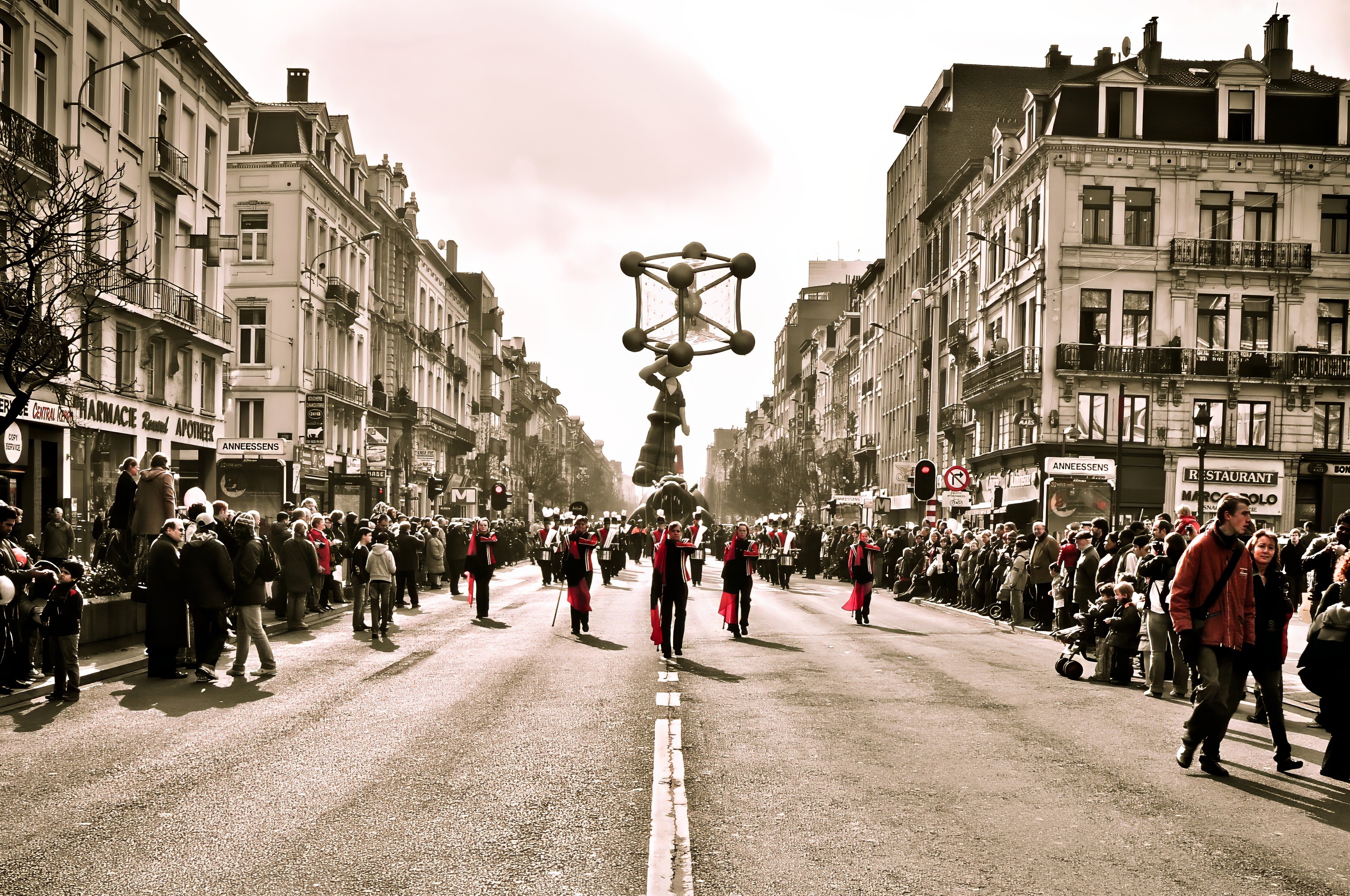 Balloon’s Day Parade dans le centre de Bruxelles, 28 février 2009.