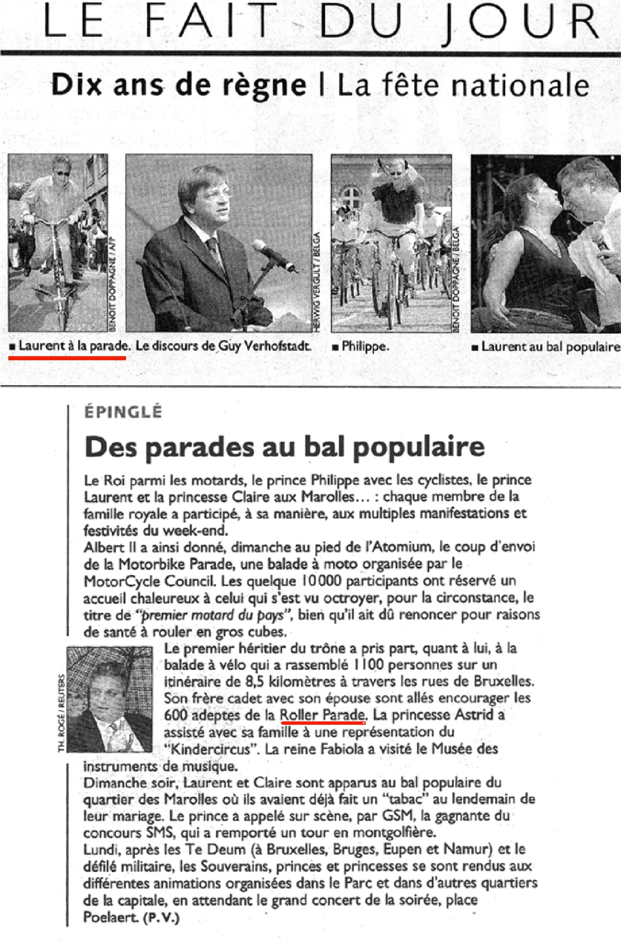 Fact of the day
Ten years of reign | National Day
Highlight
From parades to the popular ball