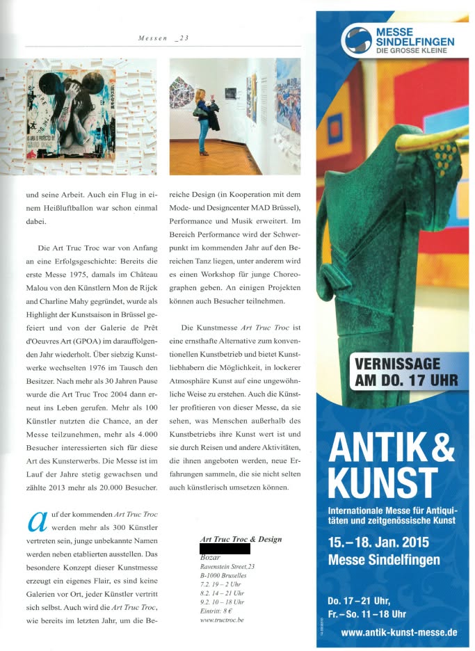 kunnst, Inverno 2014, p. 23: continuazione dell'articolo, con la storia del concetto dal 1975 e le informazioni pratiche per l'edizione 2015.