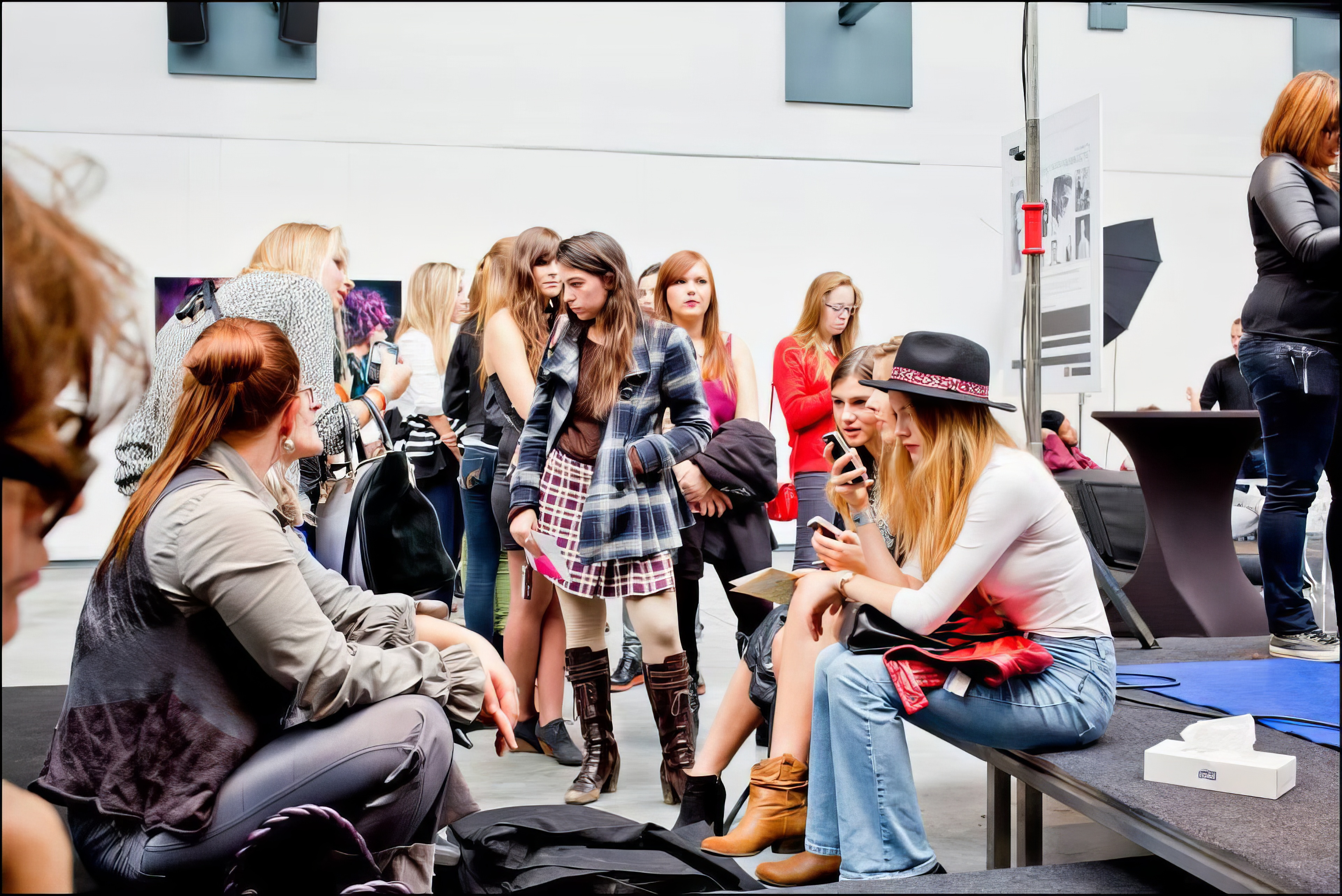 Make-up des Brussels Fashion Days 2013.
