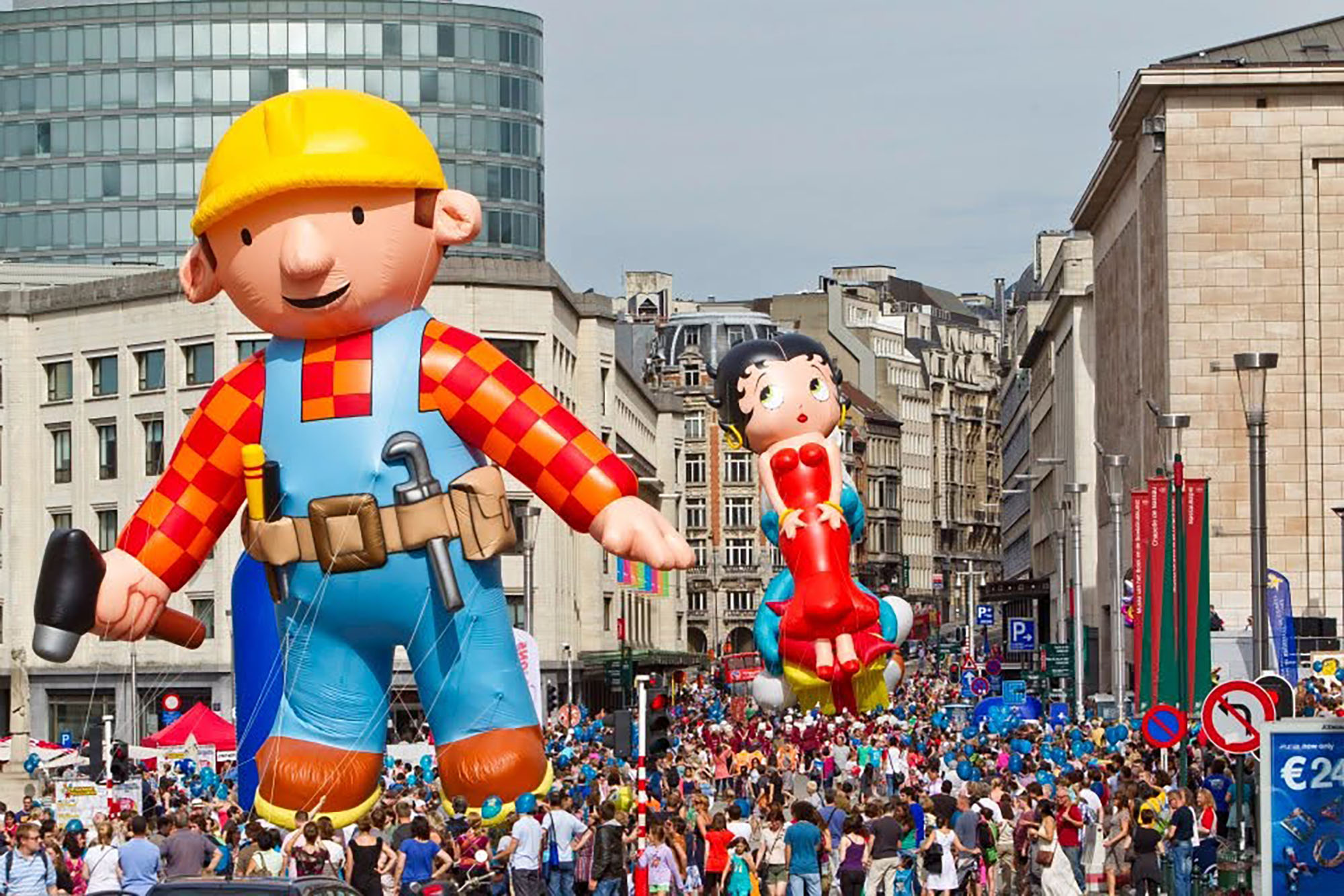 Balloon’s Day Parade, Fête de la BD, Bruxelles, 10 septembre 2011.