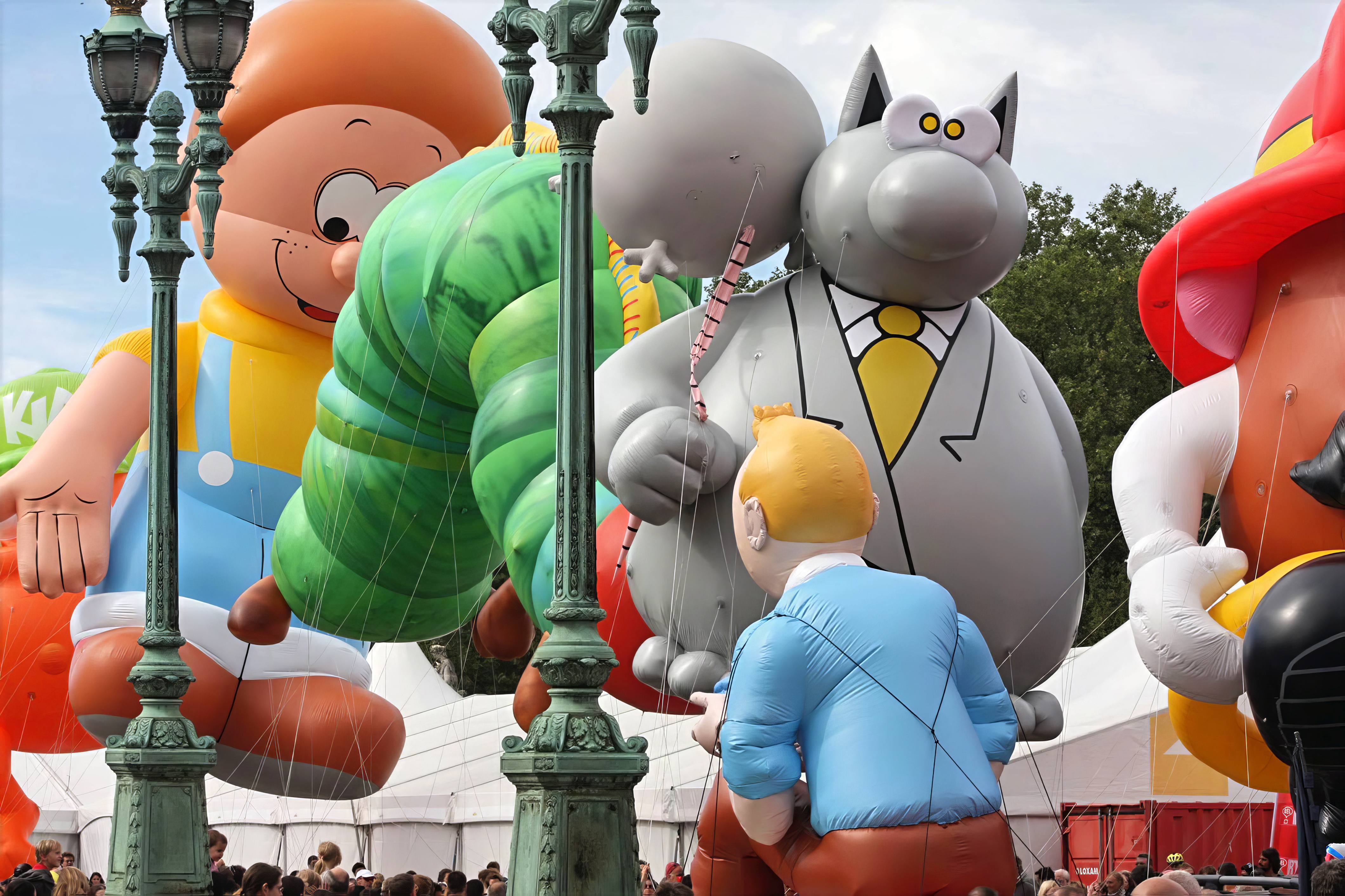 Balloon’s Day Parade, Fête de la BD, Bruxelles, 6 septembre 2014.