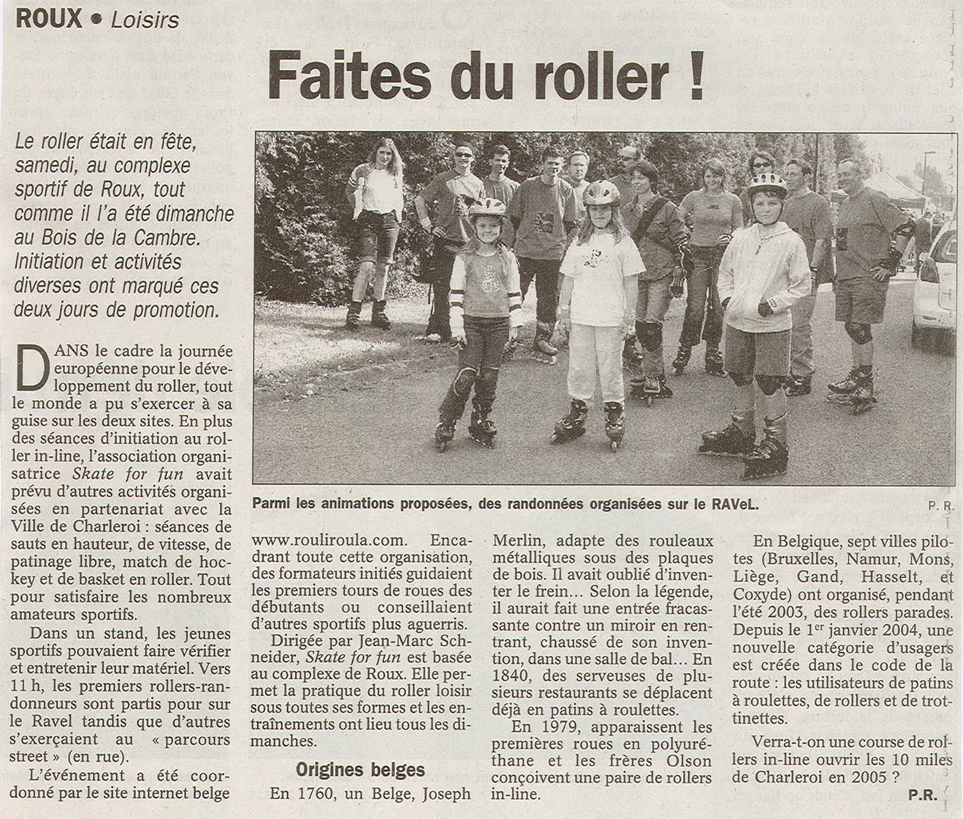 Go Rollerblading!