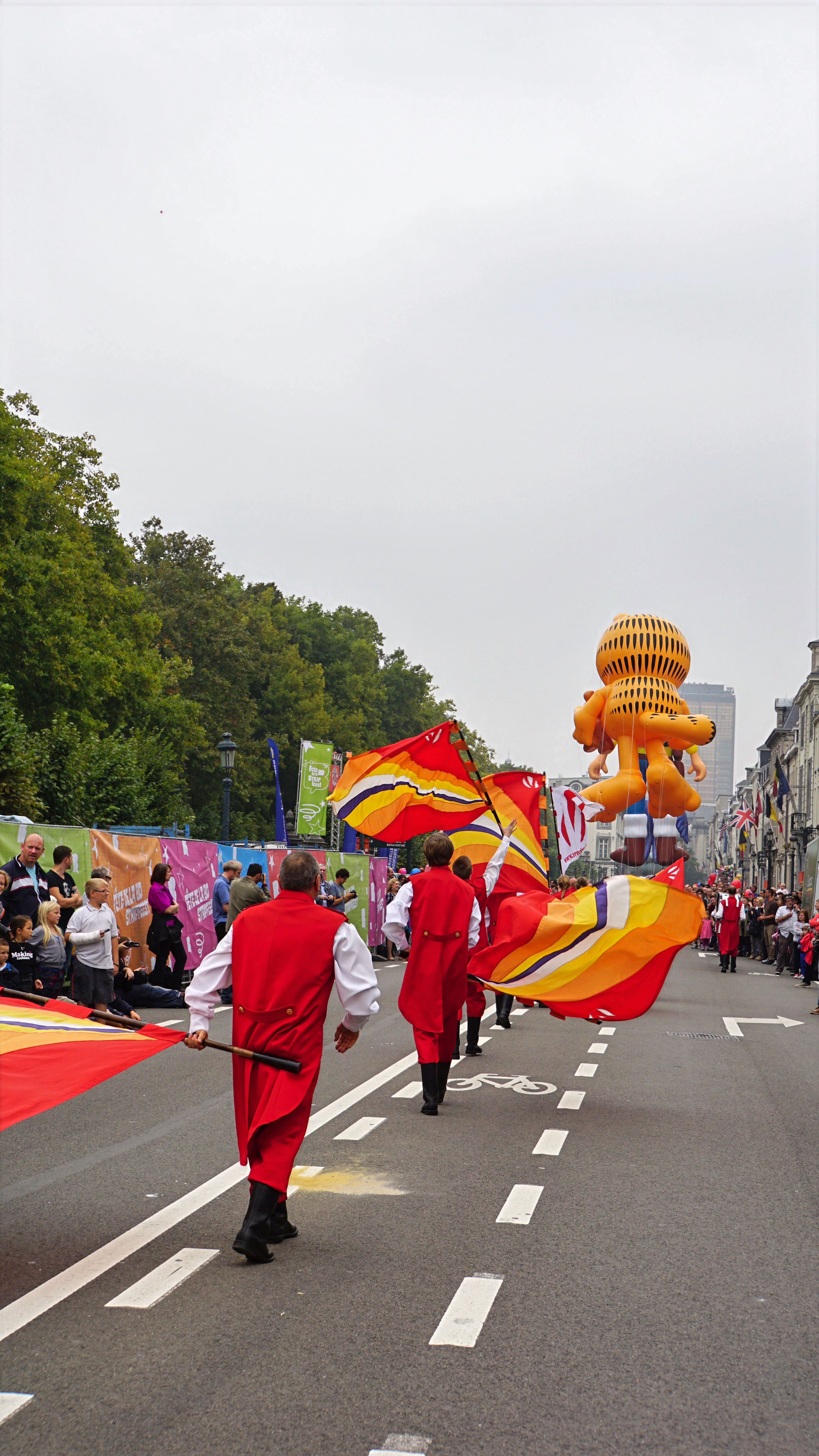 Balloon’s Day Parade, Fête de la BD, Bruxelles, 6 septembre 2014.