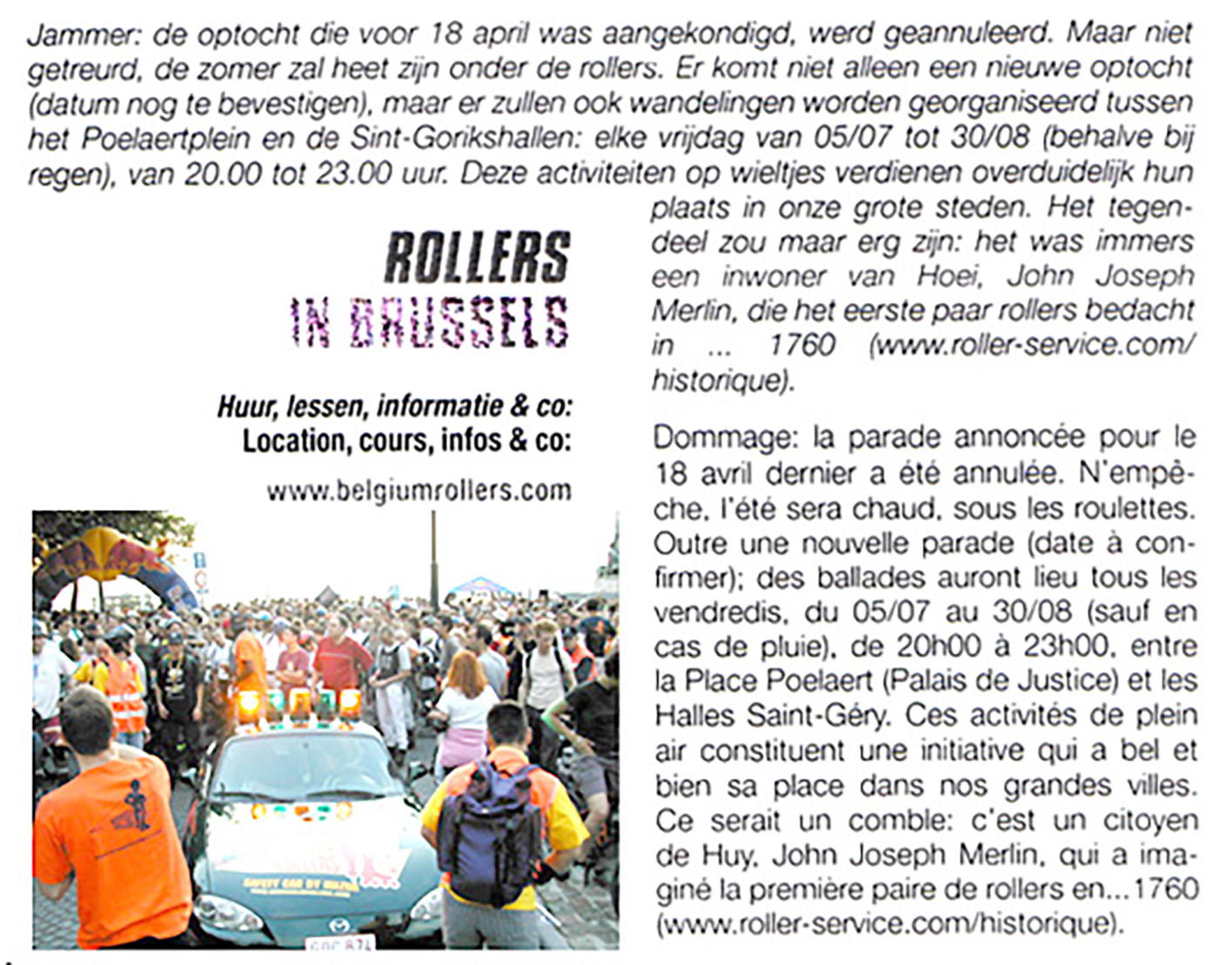 Rollers in Brussels