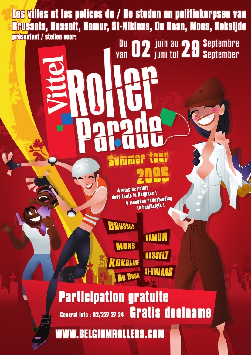 Leaflet Vittel Roller Parade · Summer Tour 2006 - Leaflet