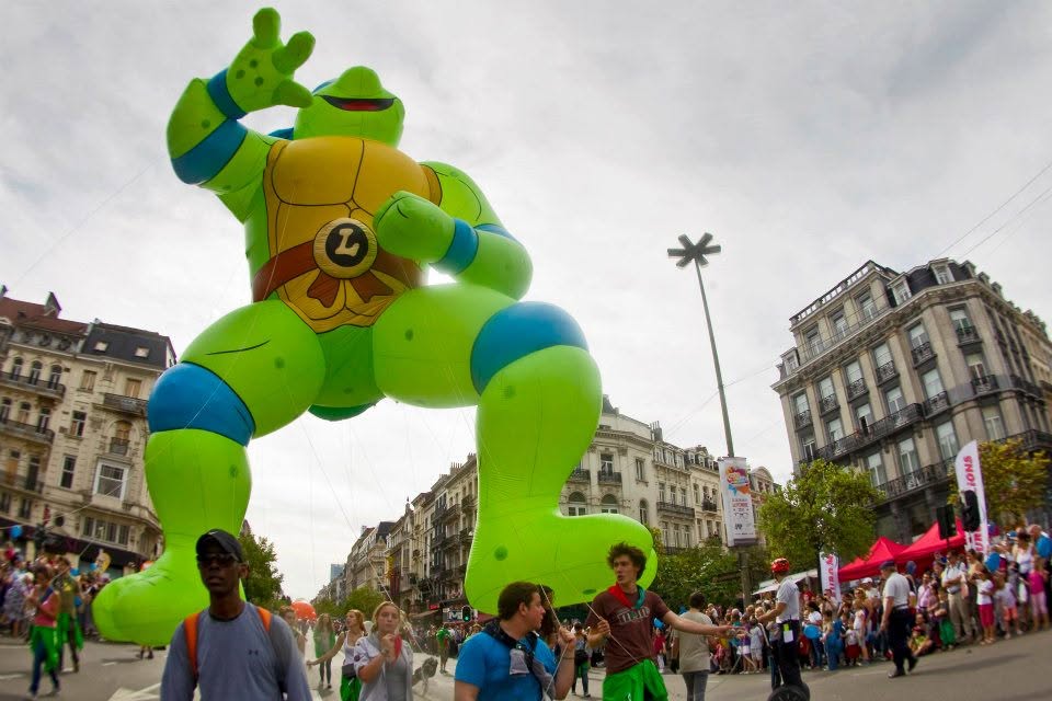 Balloon’s Day Parade, Fête de la BD, Bruxelles, 10 septembre 2011.
