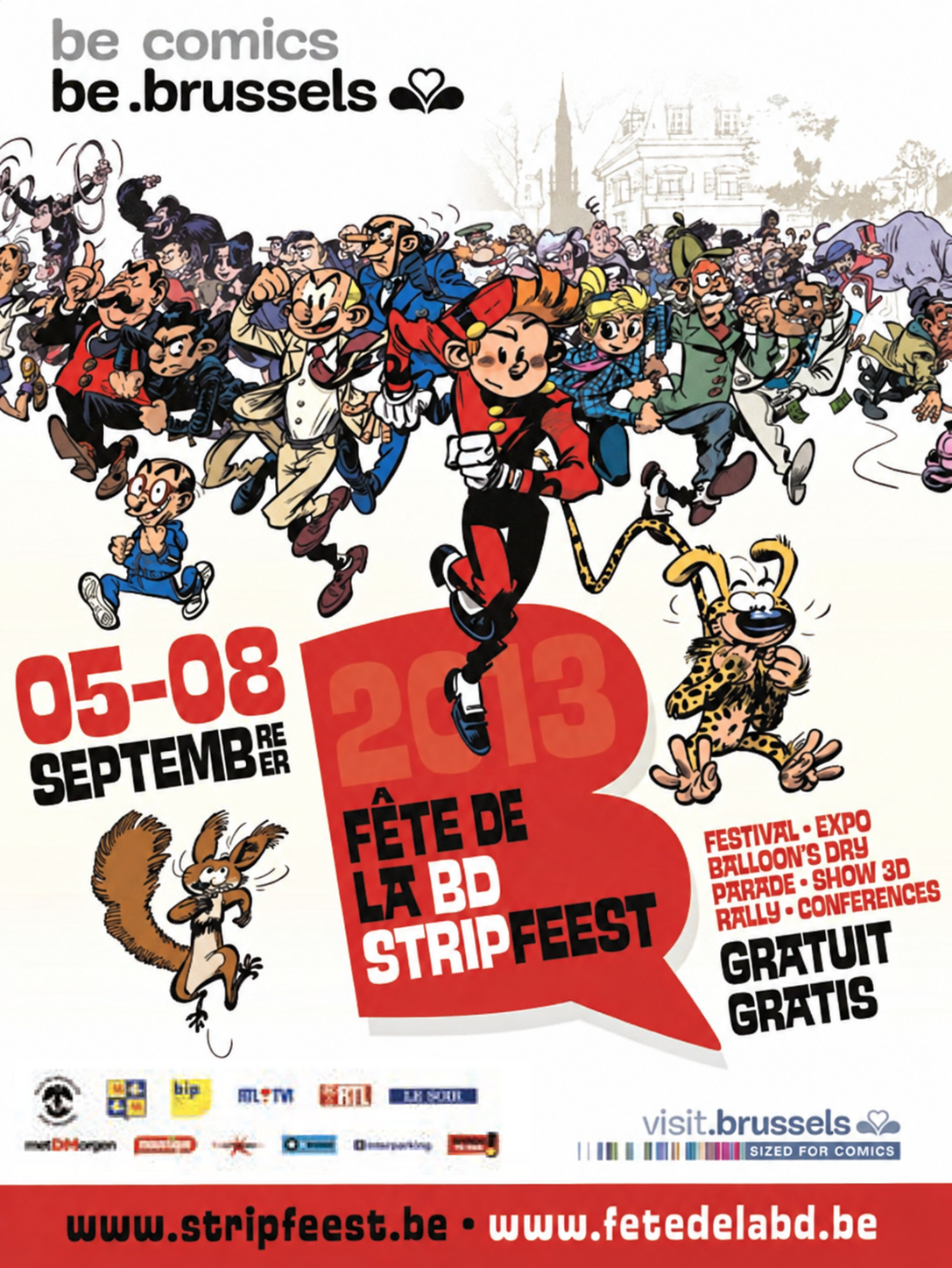 Fête de la BD · Affiche de la Ville 2013 - Affiche de la Ville · Retouche IA