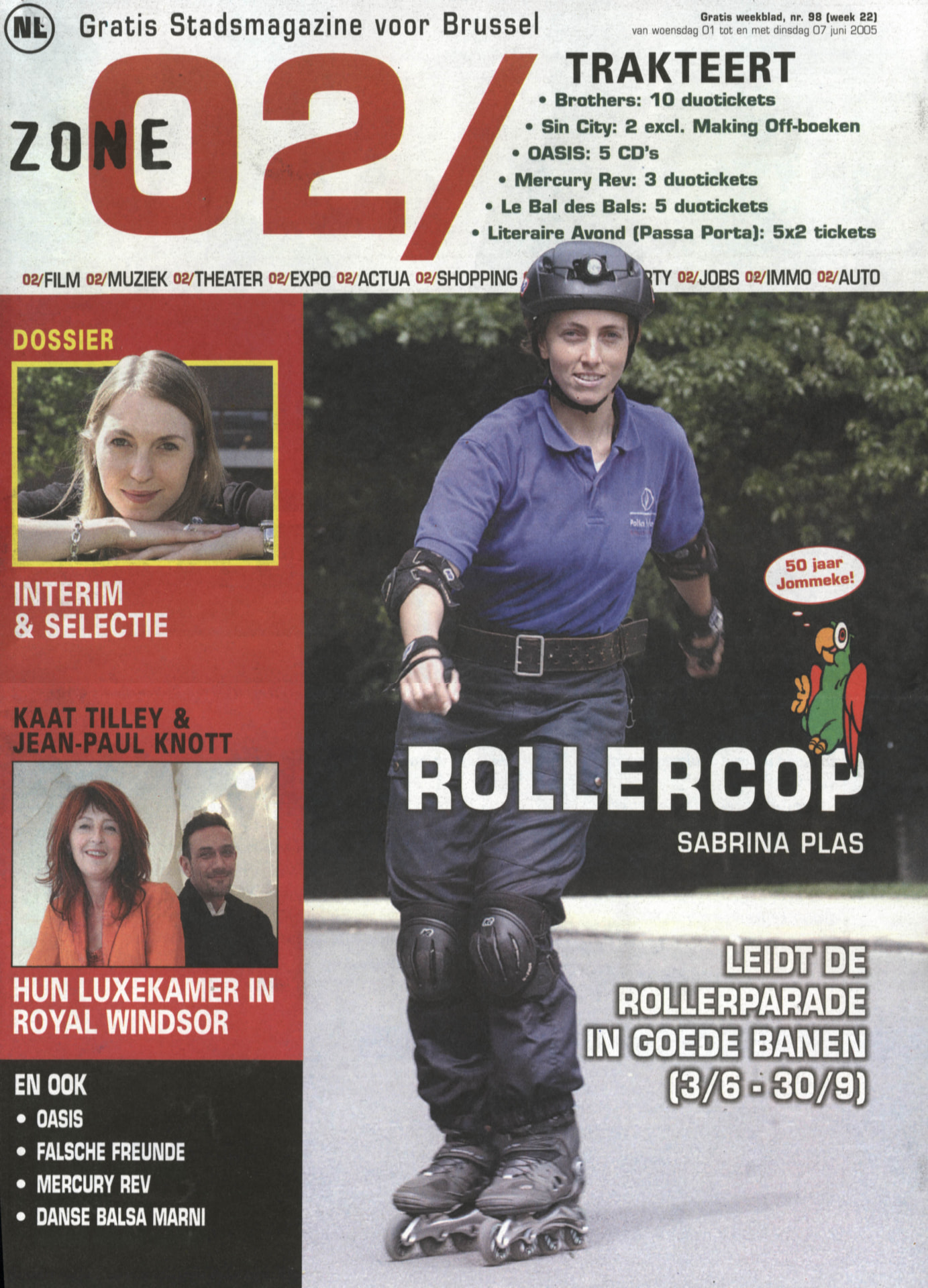 Rollercop Sabrina Plas leads the Roller Parade on the right track (3/6 - 30/9)