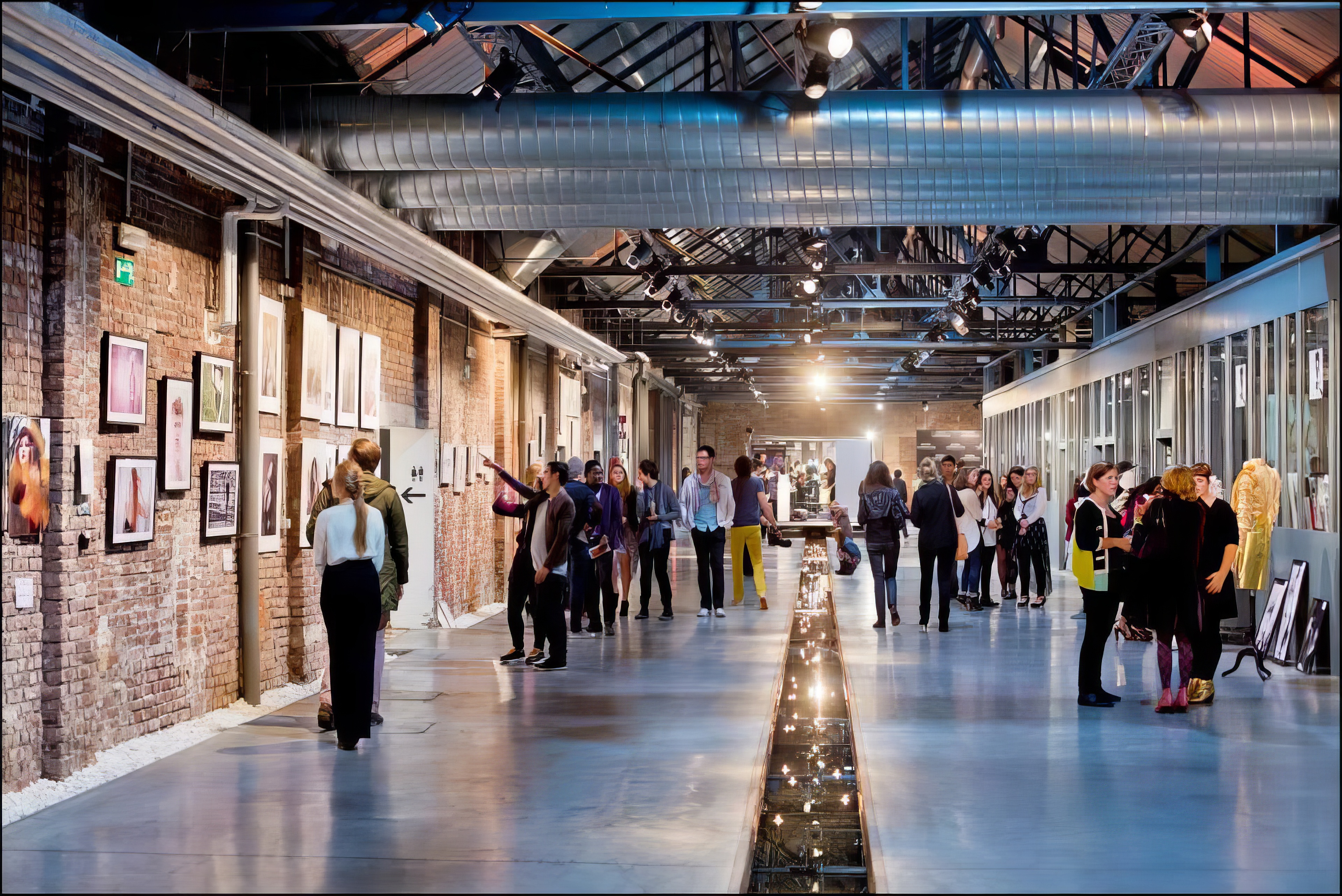 Couloir des Brussels Fashion Days 2013.