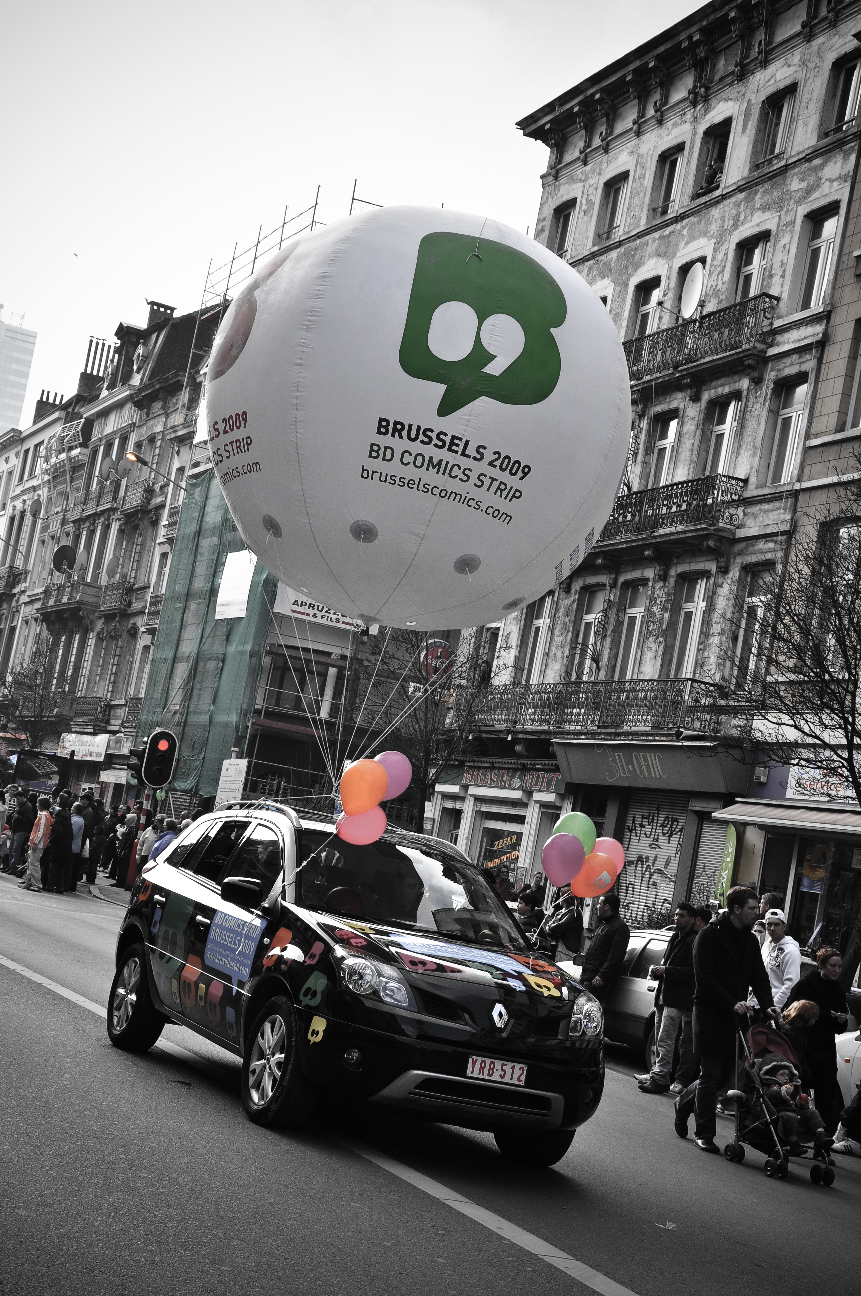 Balloon’s Day Parade dans le centre de Bruxelles, 28 février 2009.