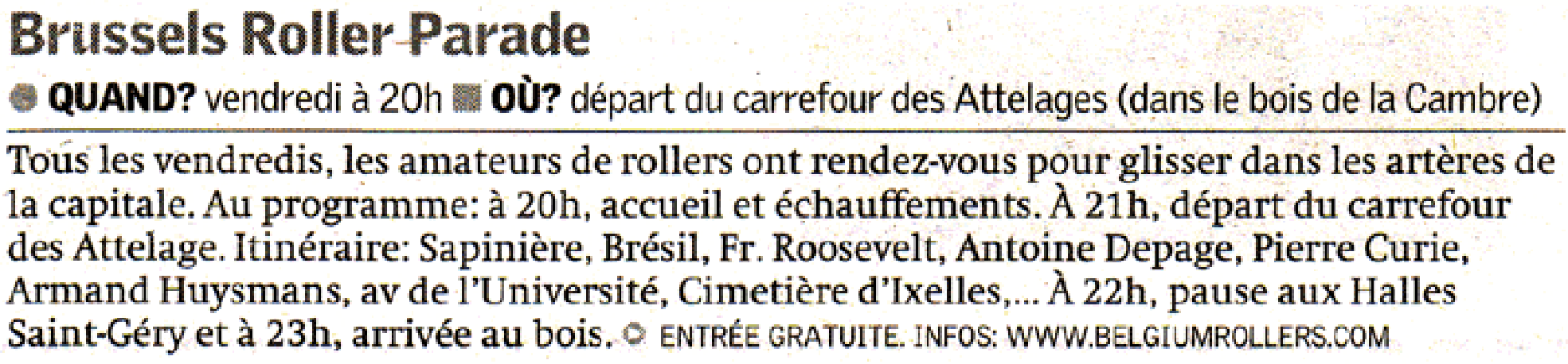 Brussels Roller Parade