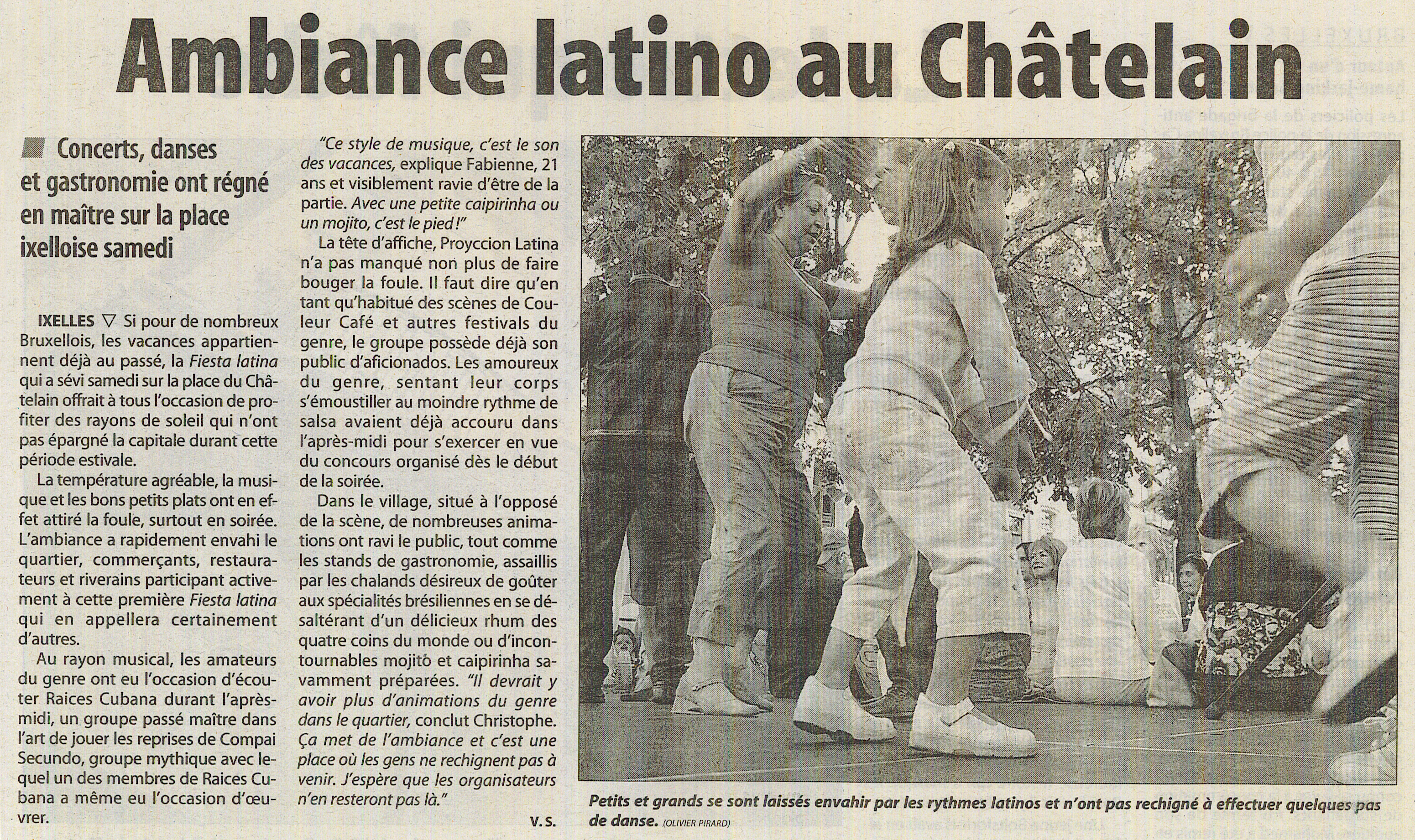 Ambiance latino au Châtelain