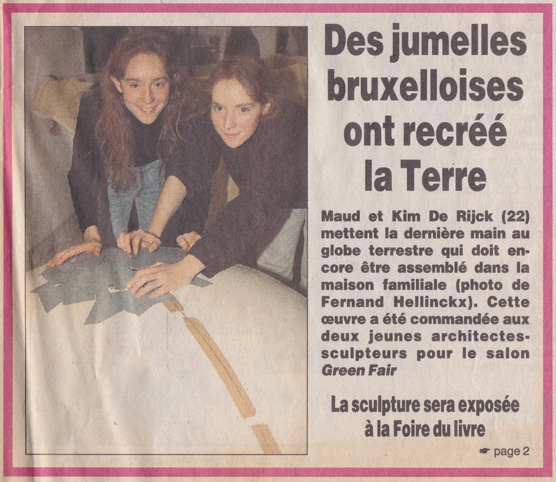 1993 - La Lanterne : « Un globe pour la Journée mondiale de la Terre »