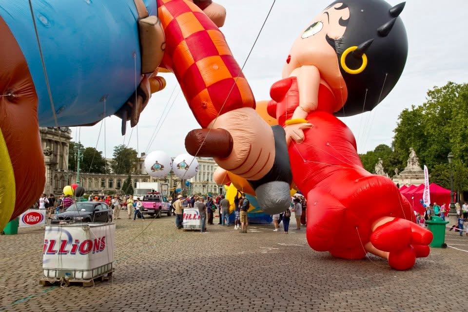 Balloon’s Day Parade, Fête de la BD, Bruxelles, 10 septembre 2011.