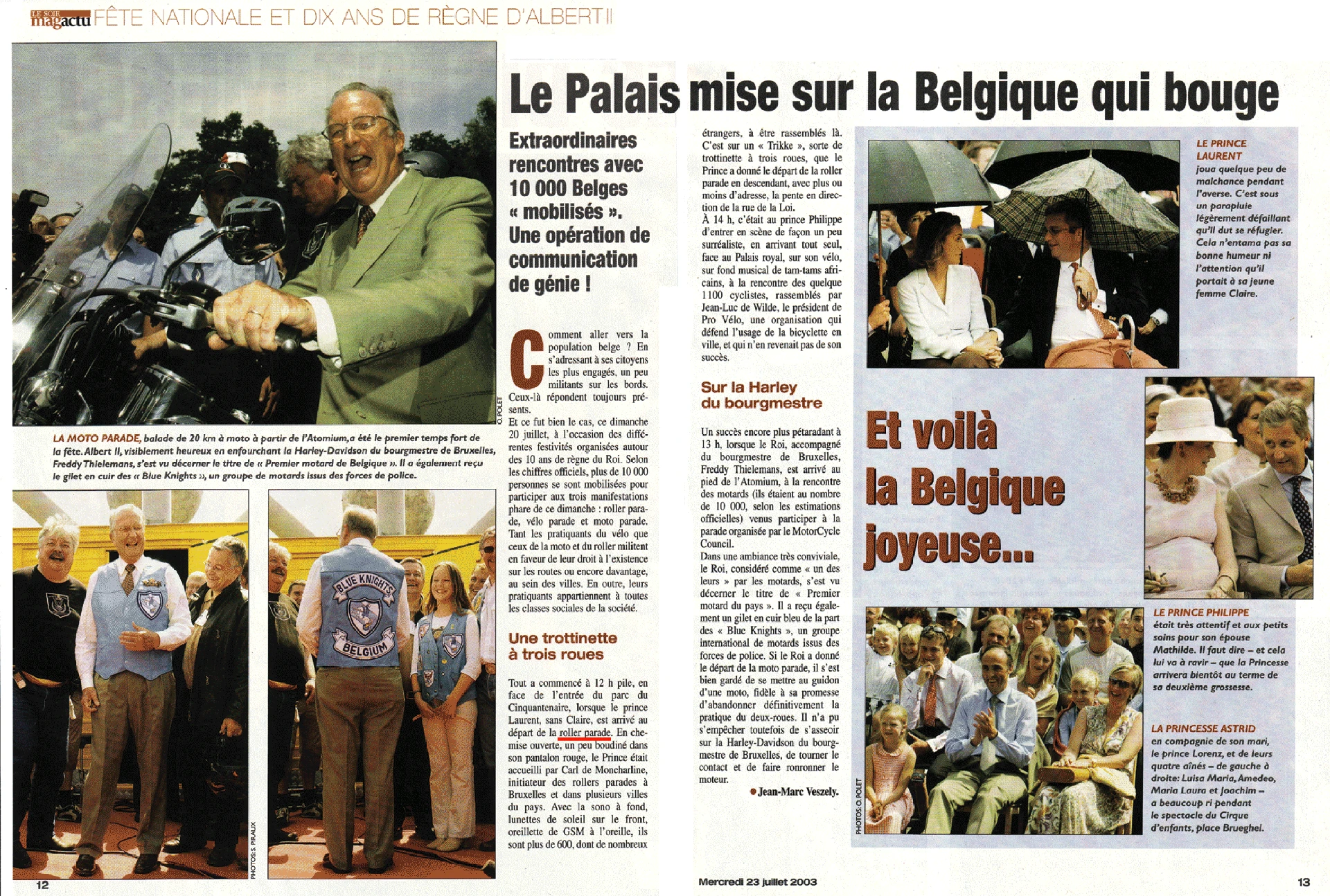 The Palace bets on a Belgium on the move